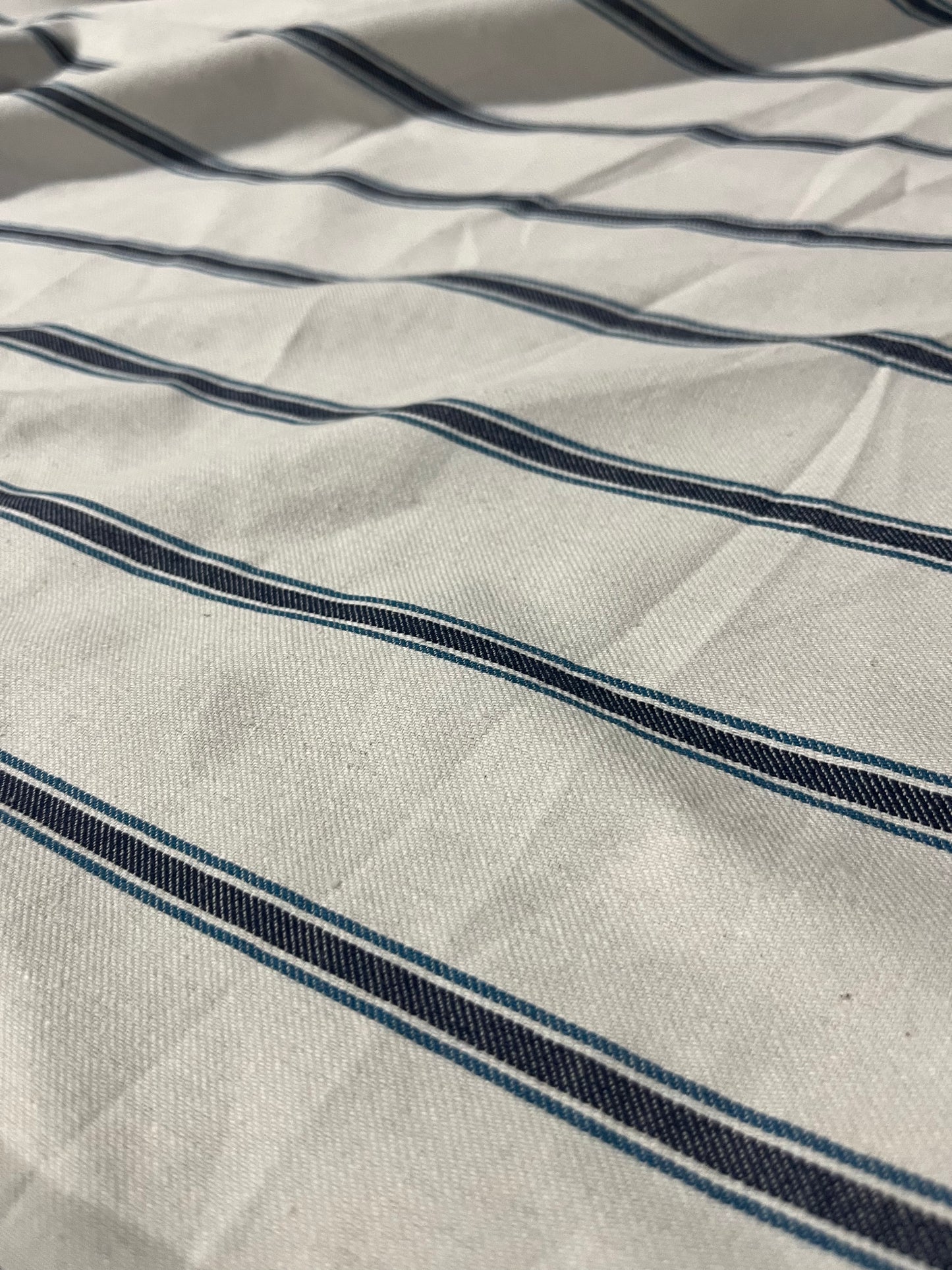RAOUL 002 coloured denim stripe swhite/indigo