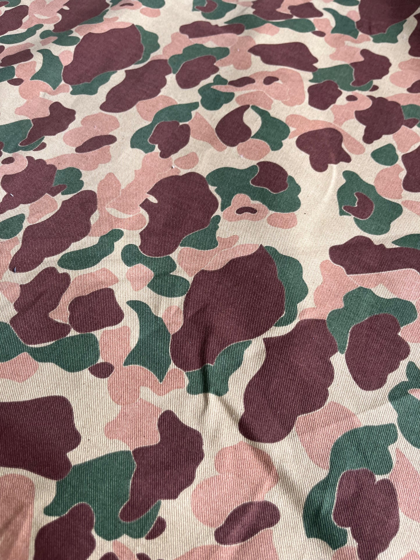 LC RAOUL 015 cotton twill flowery camouflage