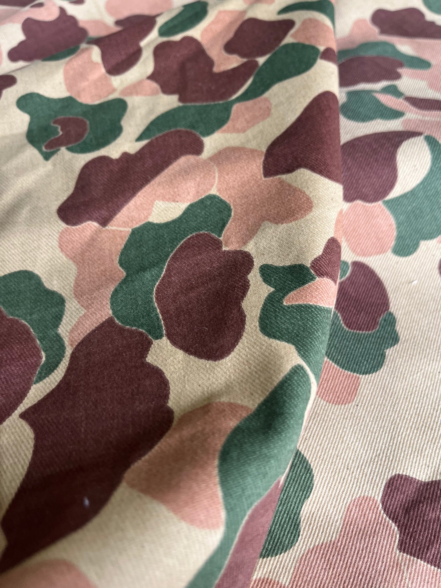 LC RAOUL 015 cotton twill flowery camouflage
