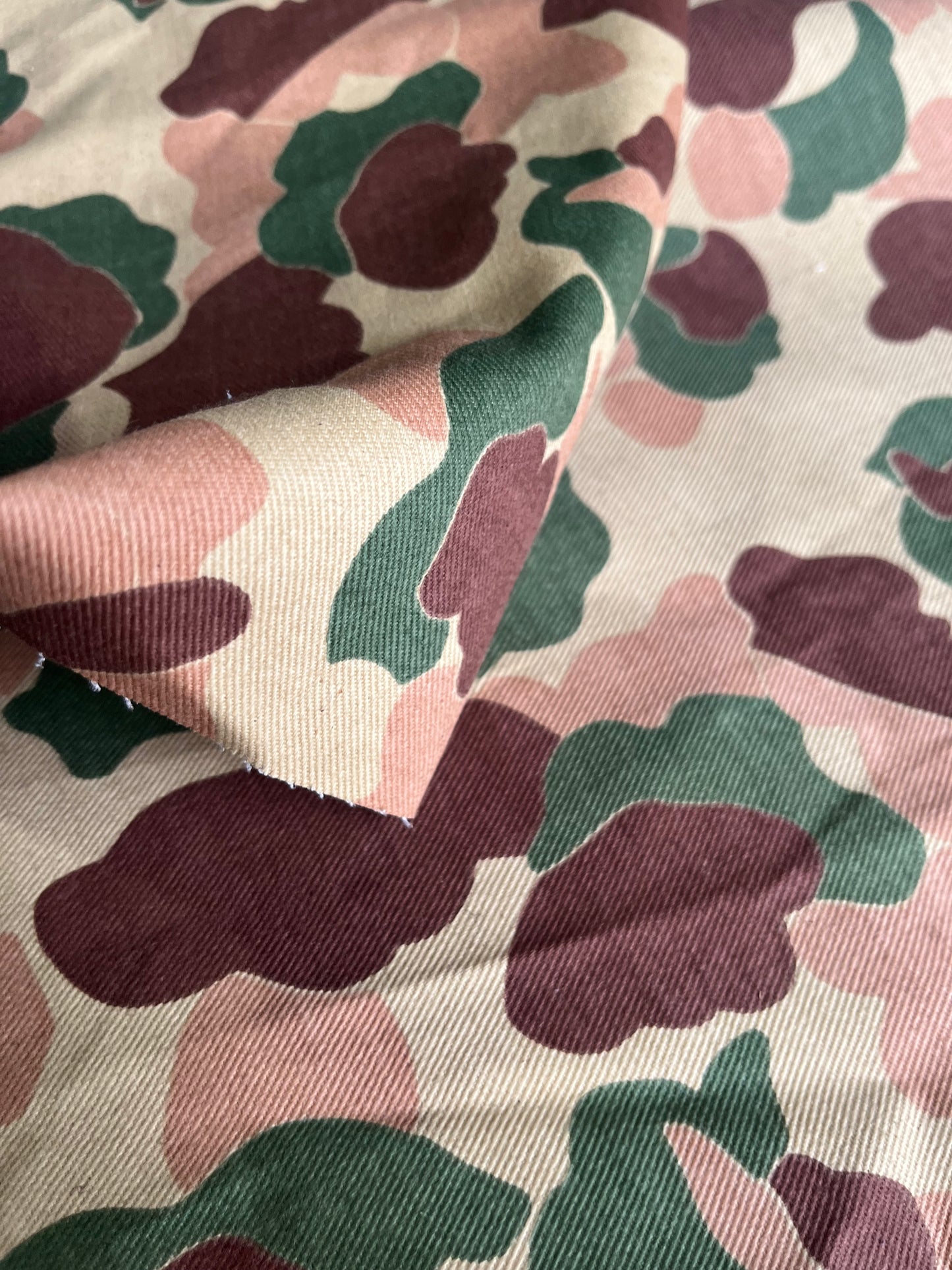 LC RAOUL 015 cotton twill flowery camouflage