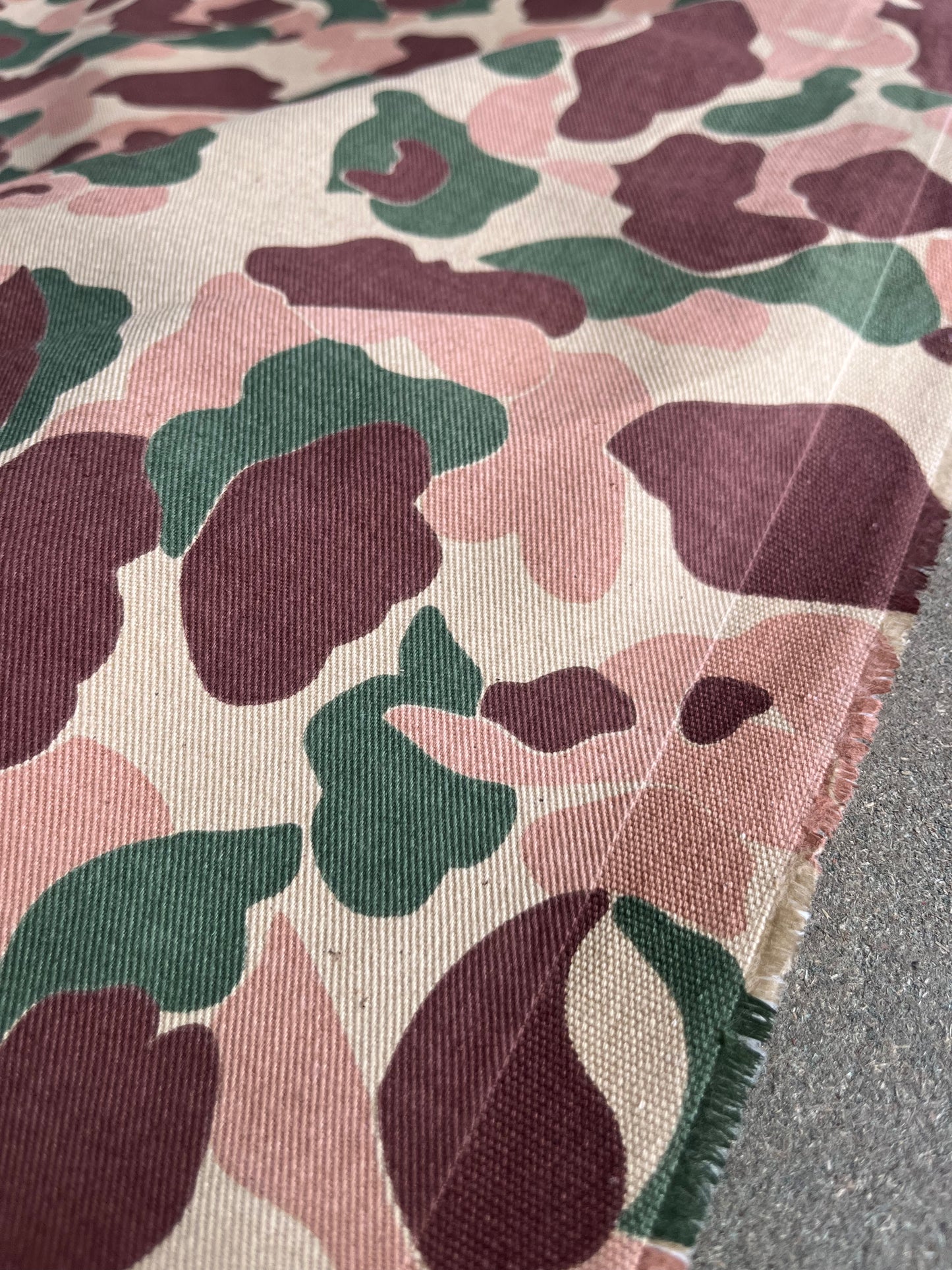LC RAOUL 015 cotton twill flowery camouflage