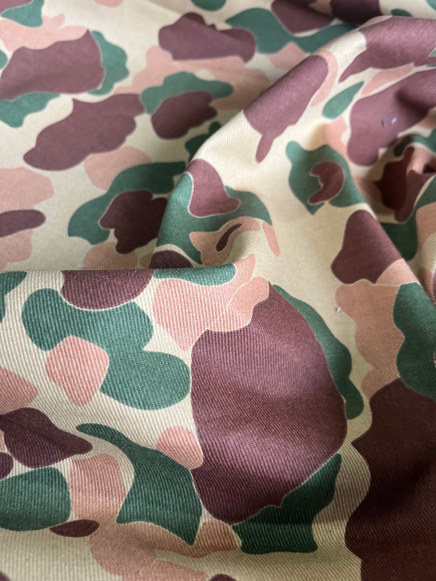 LC RAOUL 015 cotton twill flowery camouflage