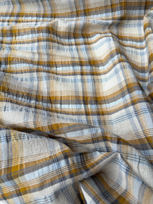 AMBRE 015 colourwoven cotton check