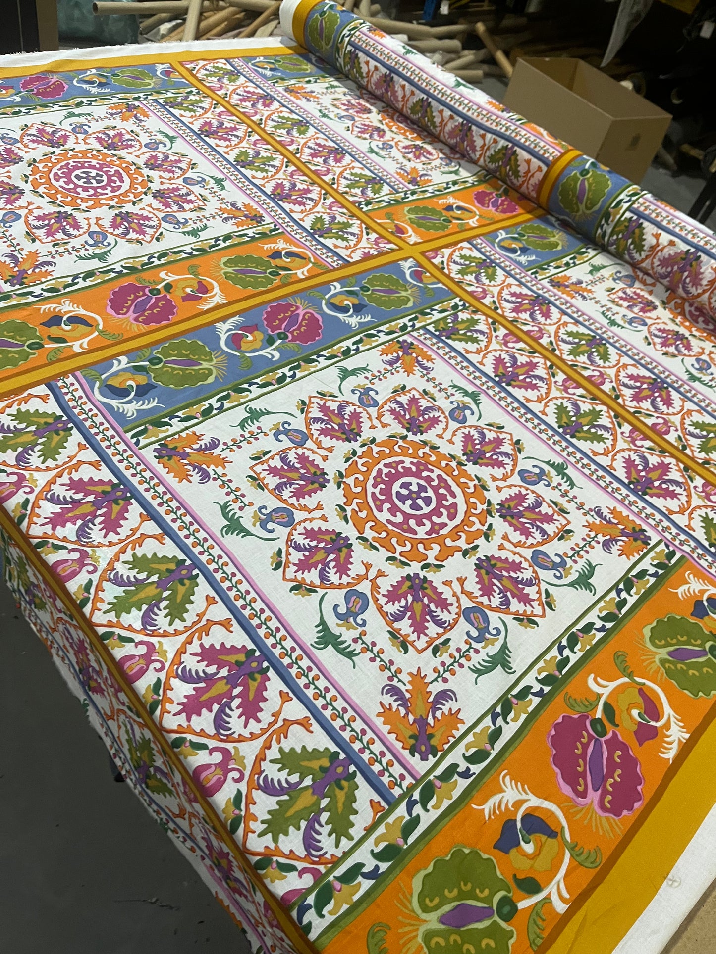 Mattia 1030 cotton voile foulard style print