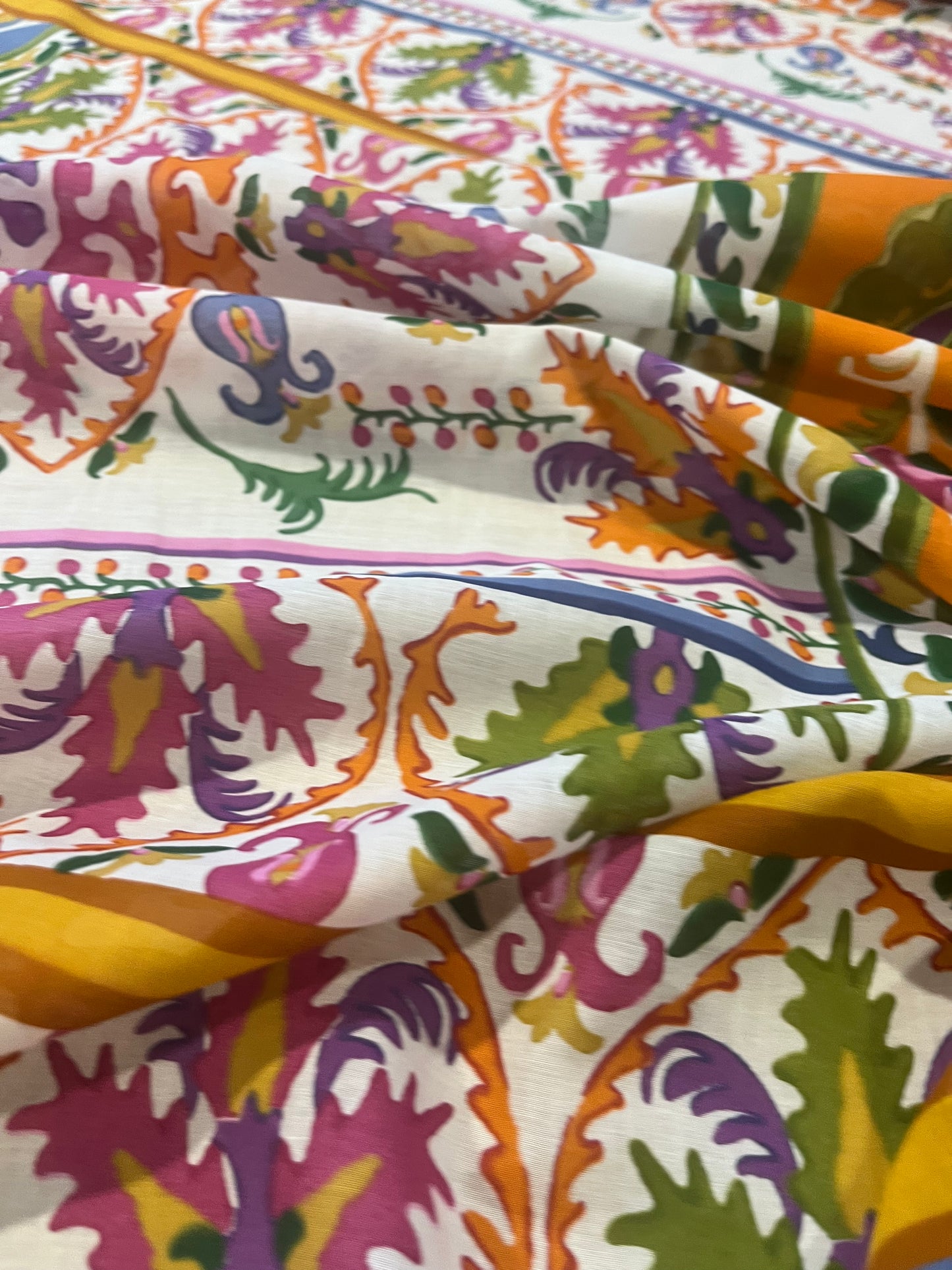 Mattia 1030 cotton voile foulard style print