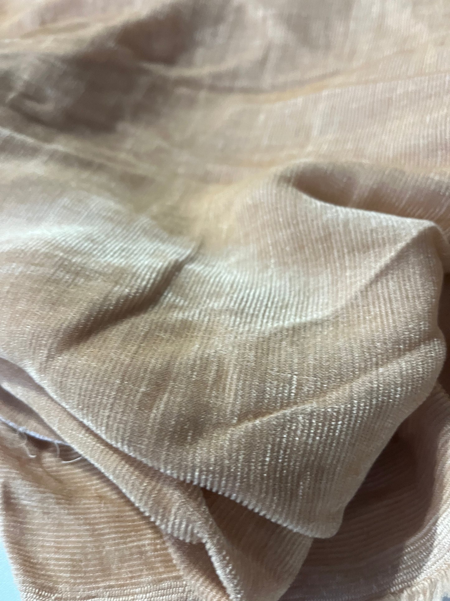 CLEO 023 shiny cotton babycord soft peach