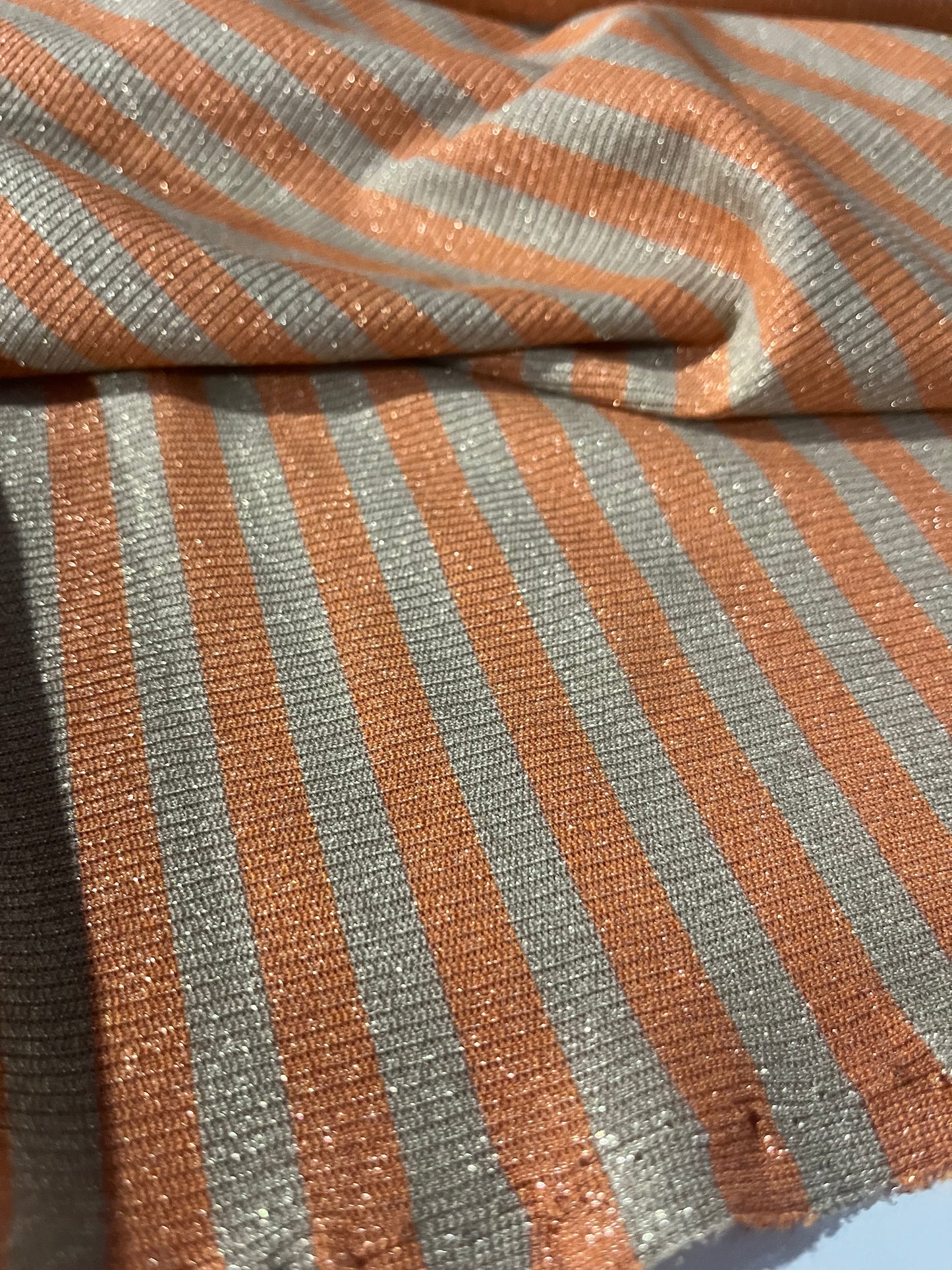 PORTIA 046 jersey rib stripe 2/1 with lurex