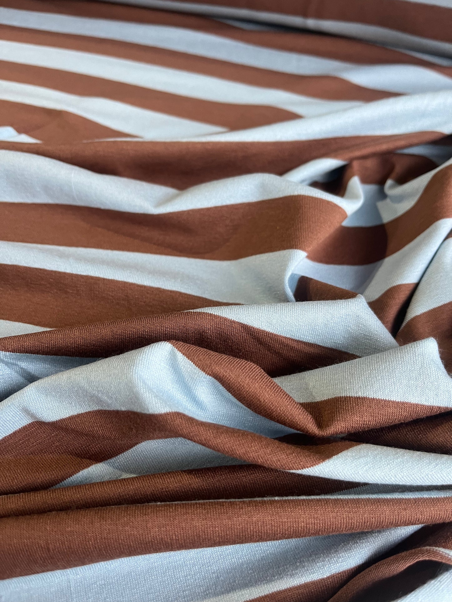 OLGA 014 viscose jersey stripes