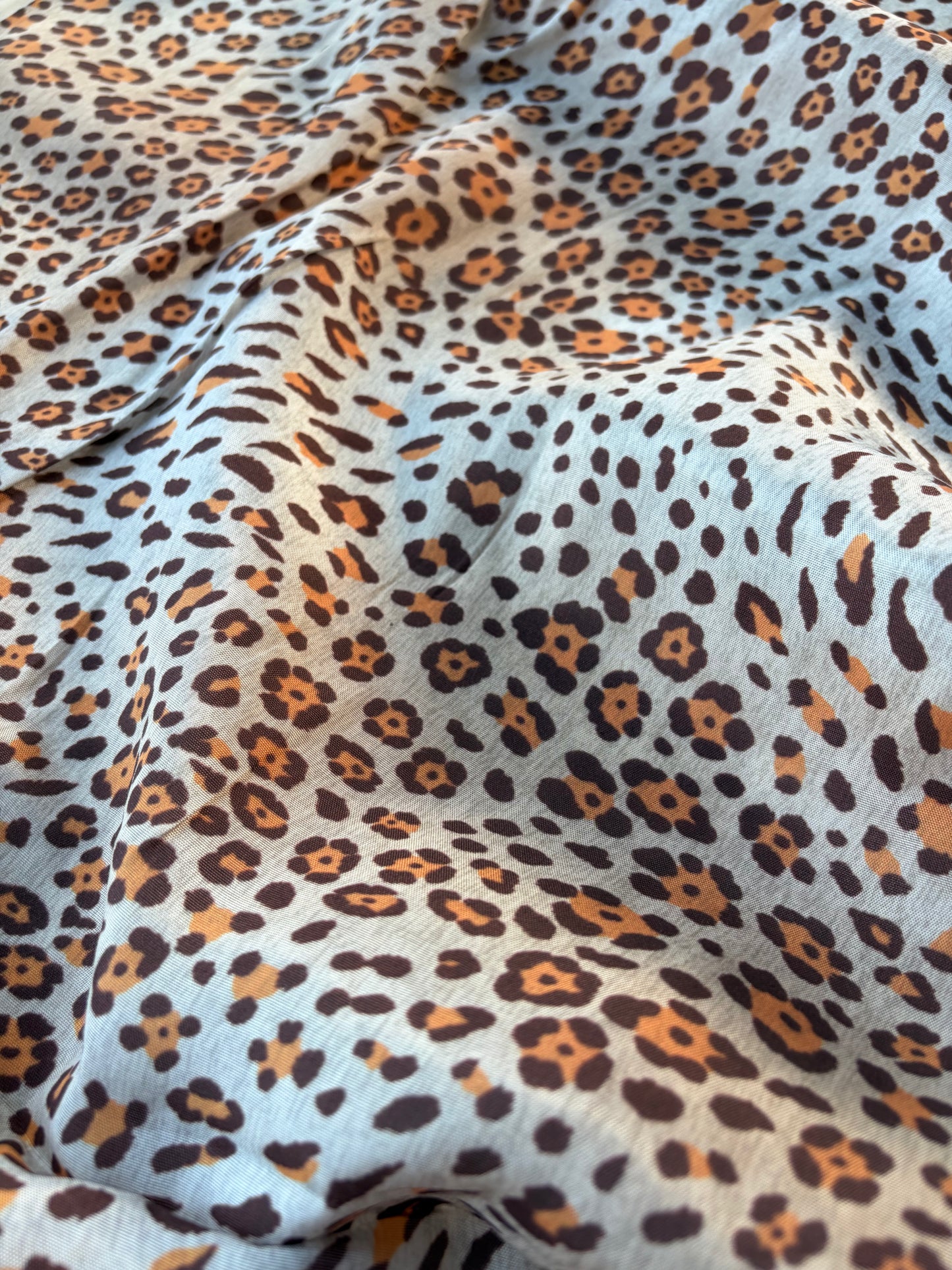 ANDREA 009 voile viscose silk "the baby leopard edit"