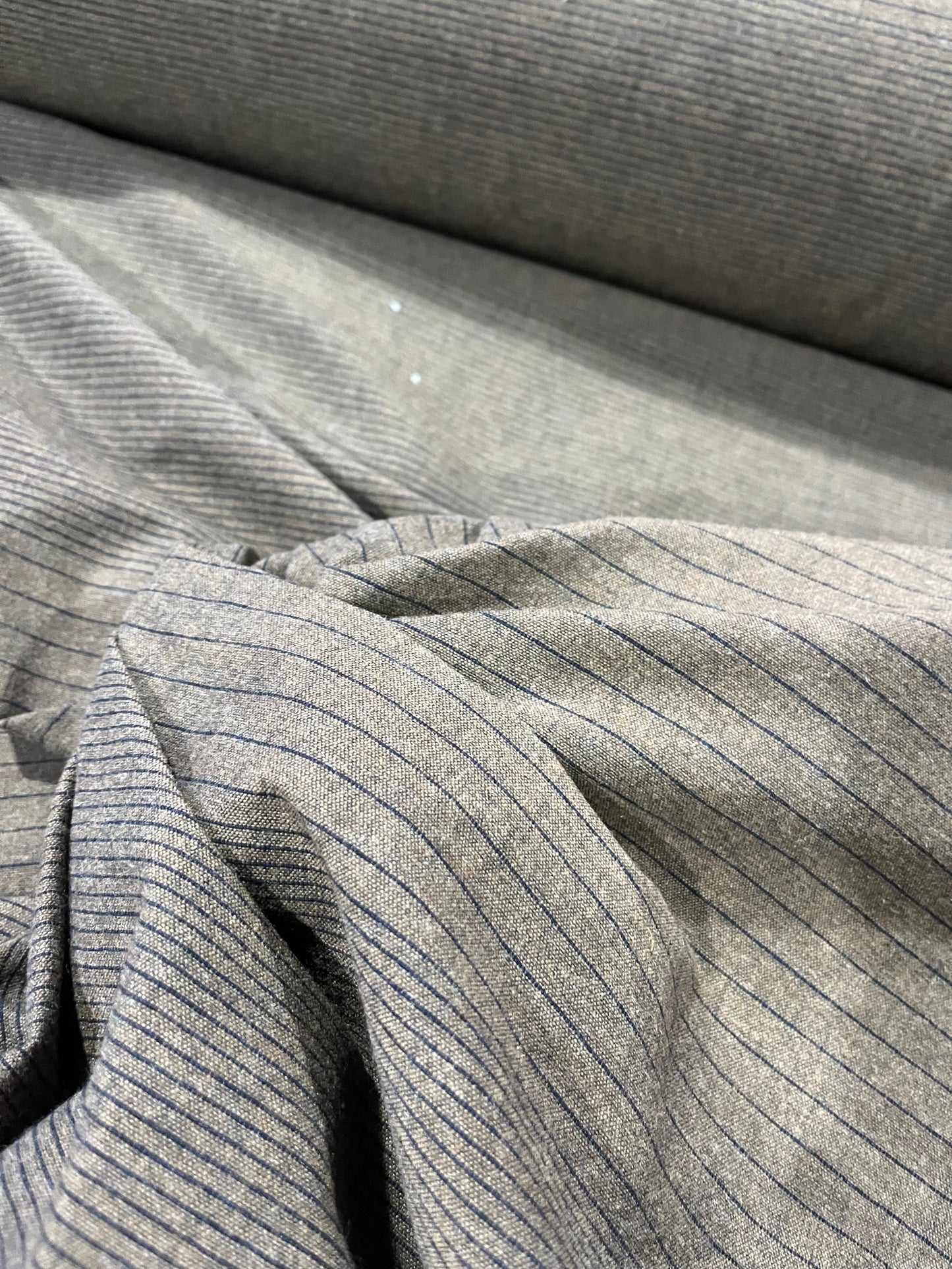 LUCILLE 021 cotton linen irregular stripes