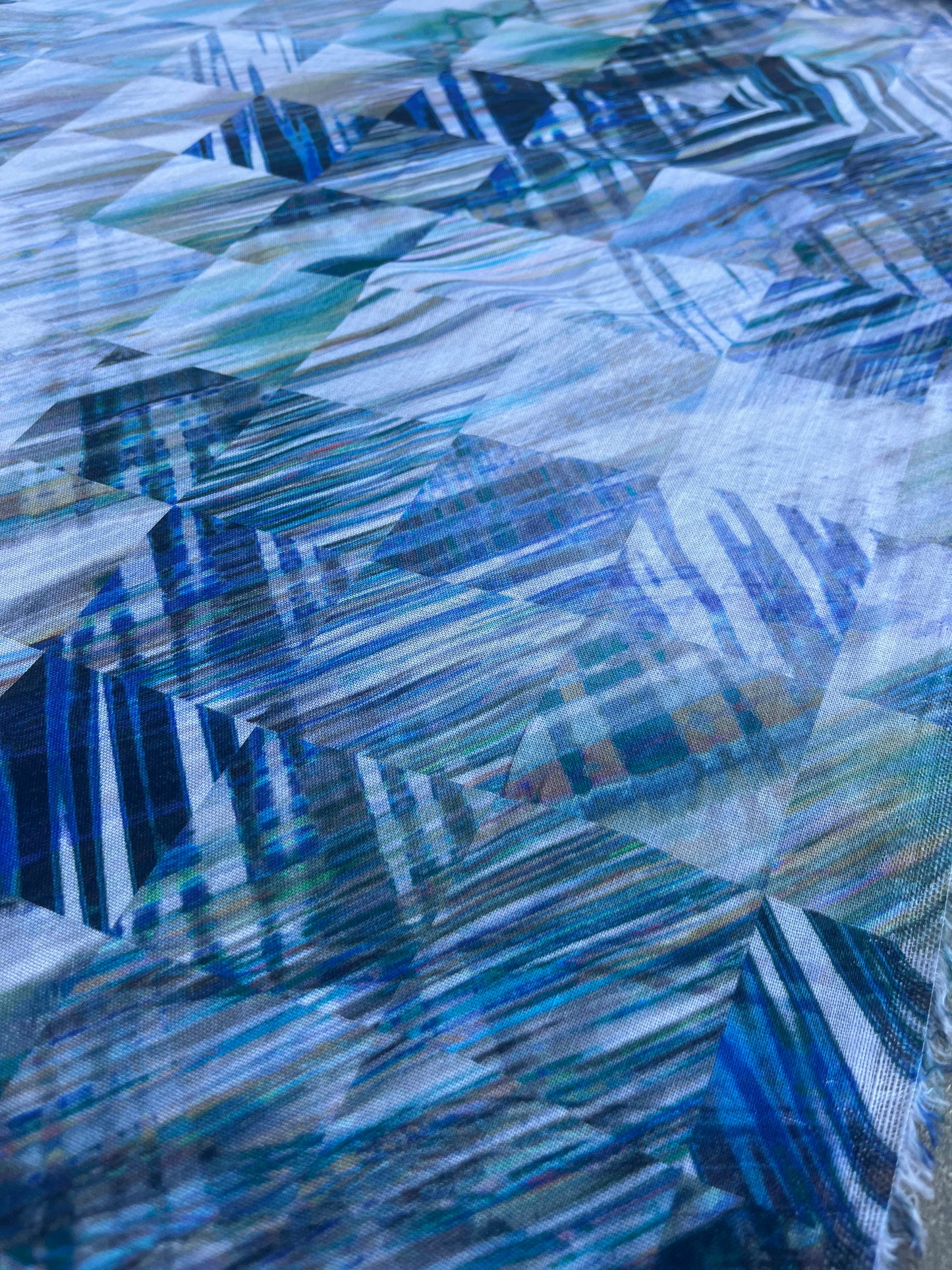 RW 072 cotton gaze "checkered jungle"