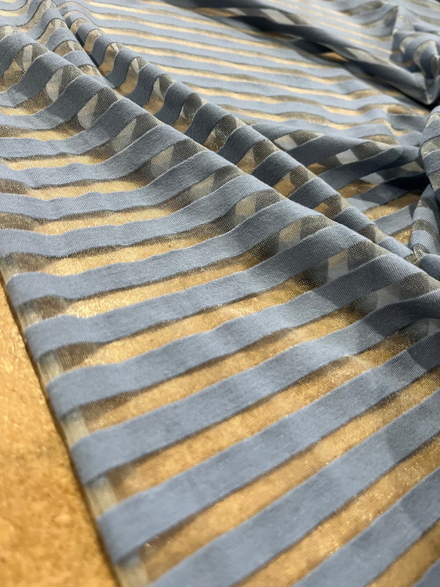 LUCILLE 027 fantasy jersey stripes blue/grey