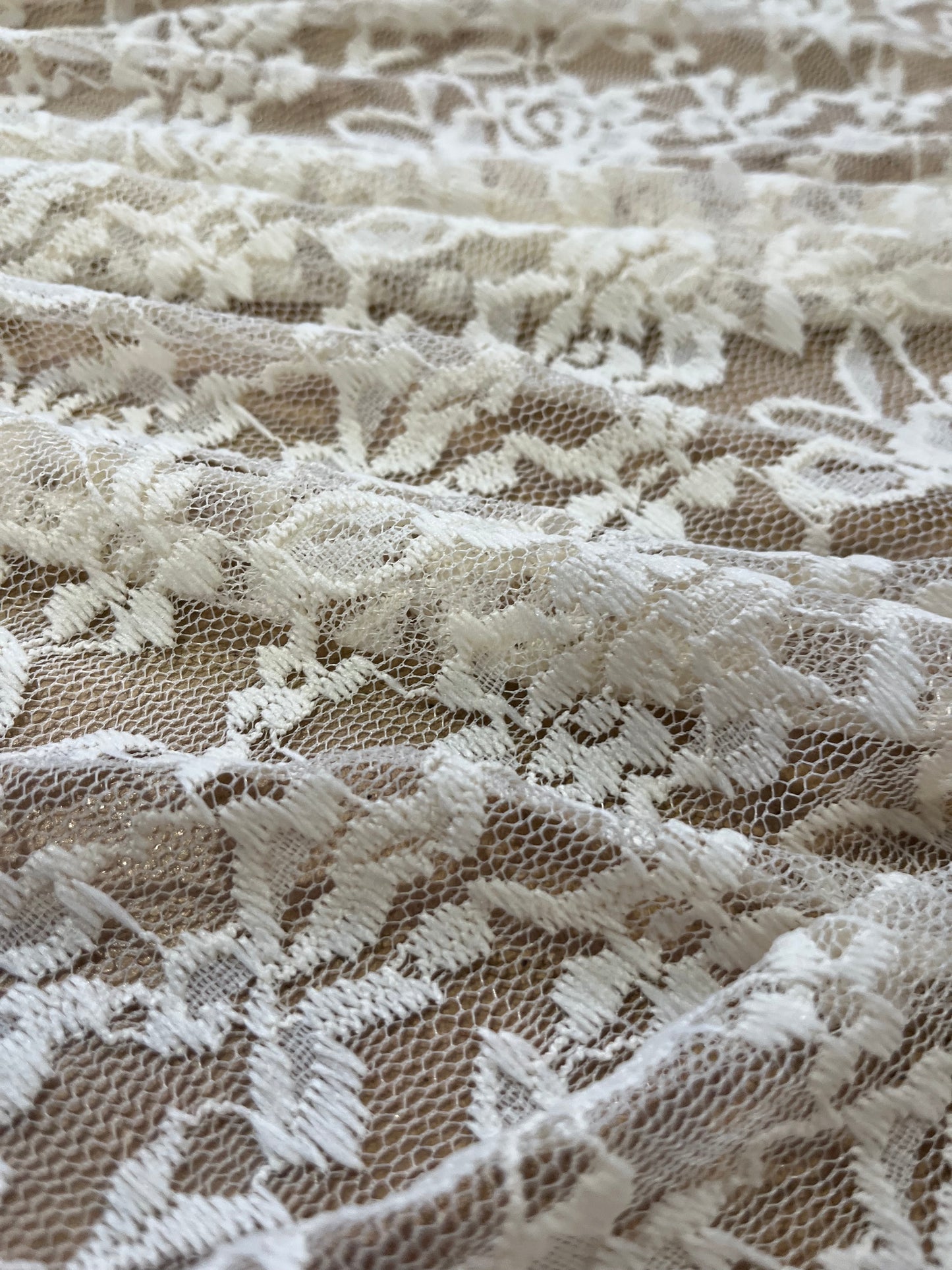 BOLZANO 004 lace stretch ecru
