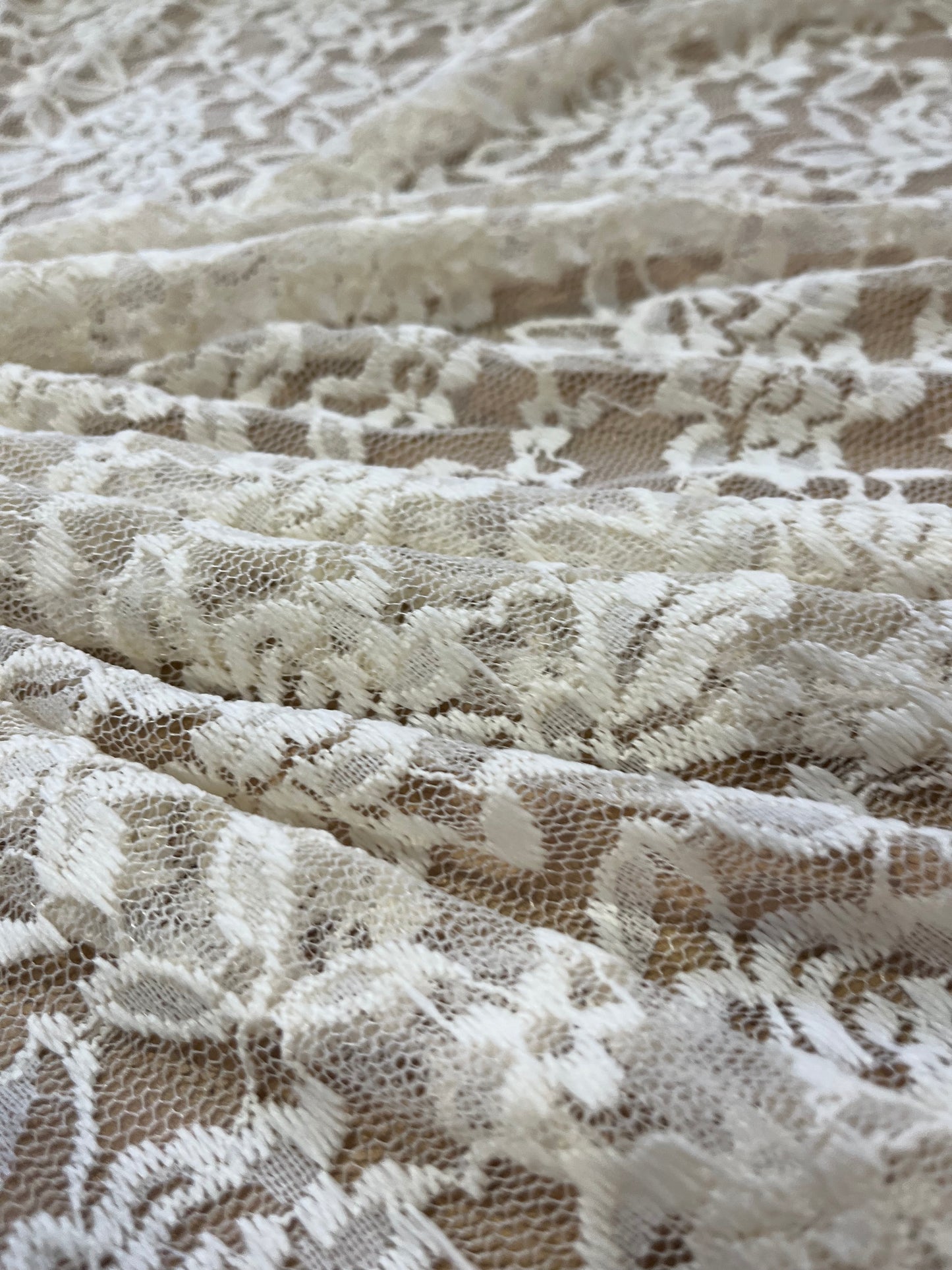 BOLZANO 004 lace stretch ecru