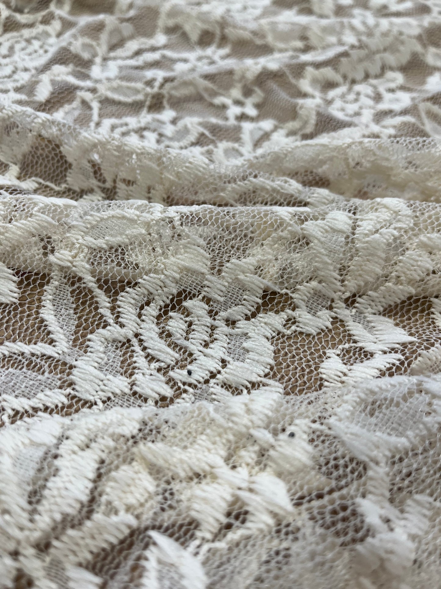 BOLZANO 004 lace stretch ecru