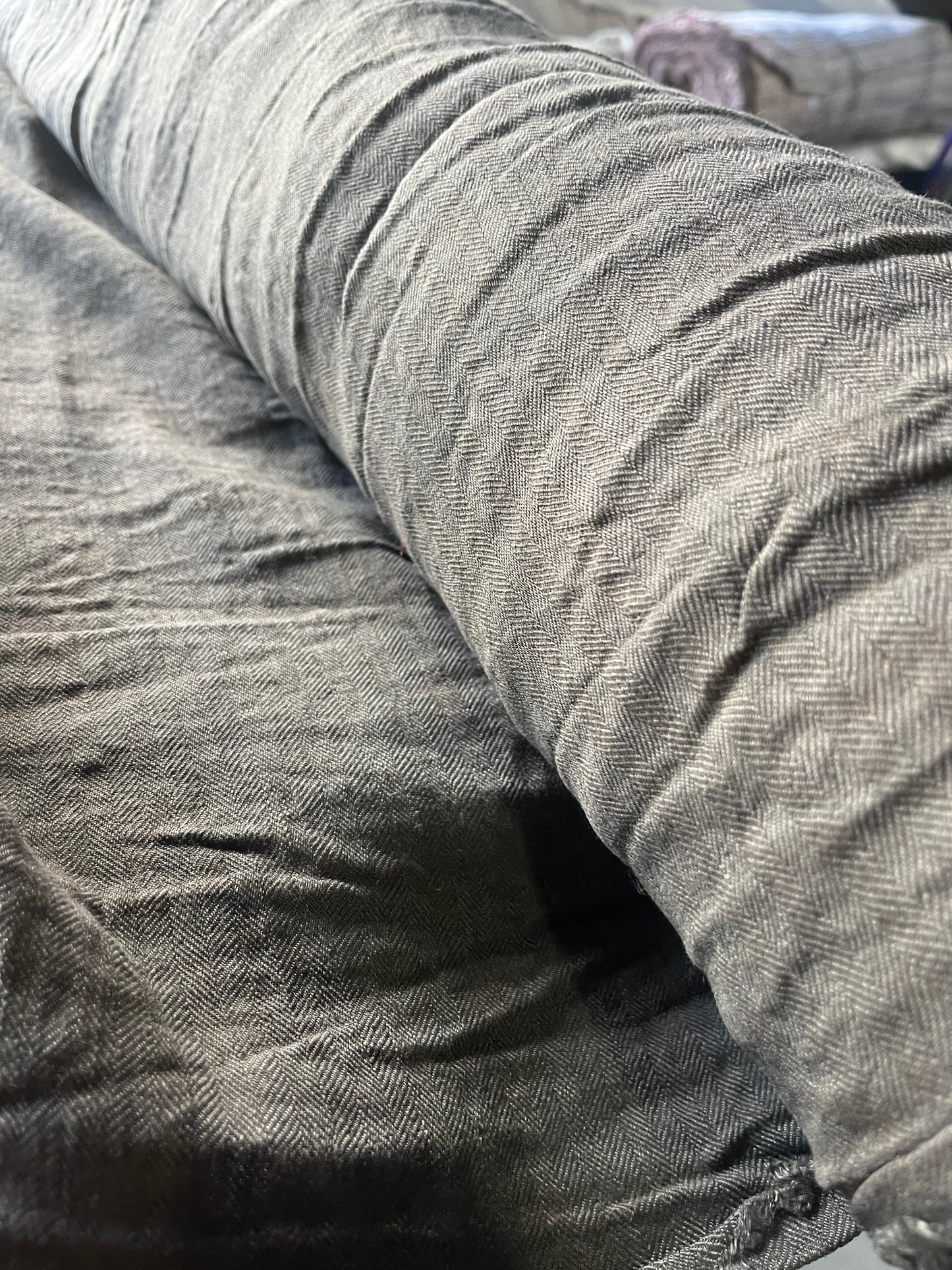 LOUNGE 300 crushed linen chocolat