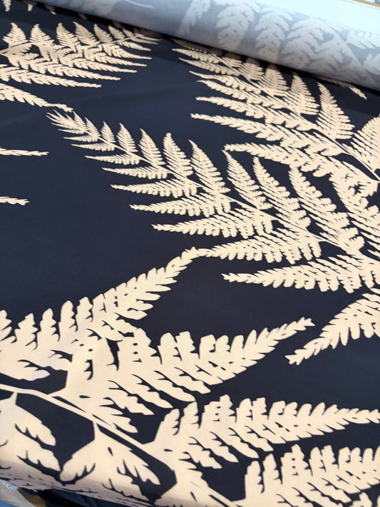 KRUSTY 024 brown/sand viscose twill print
