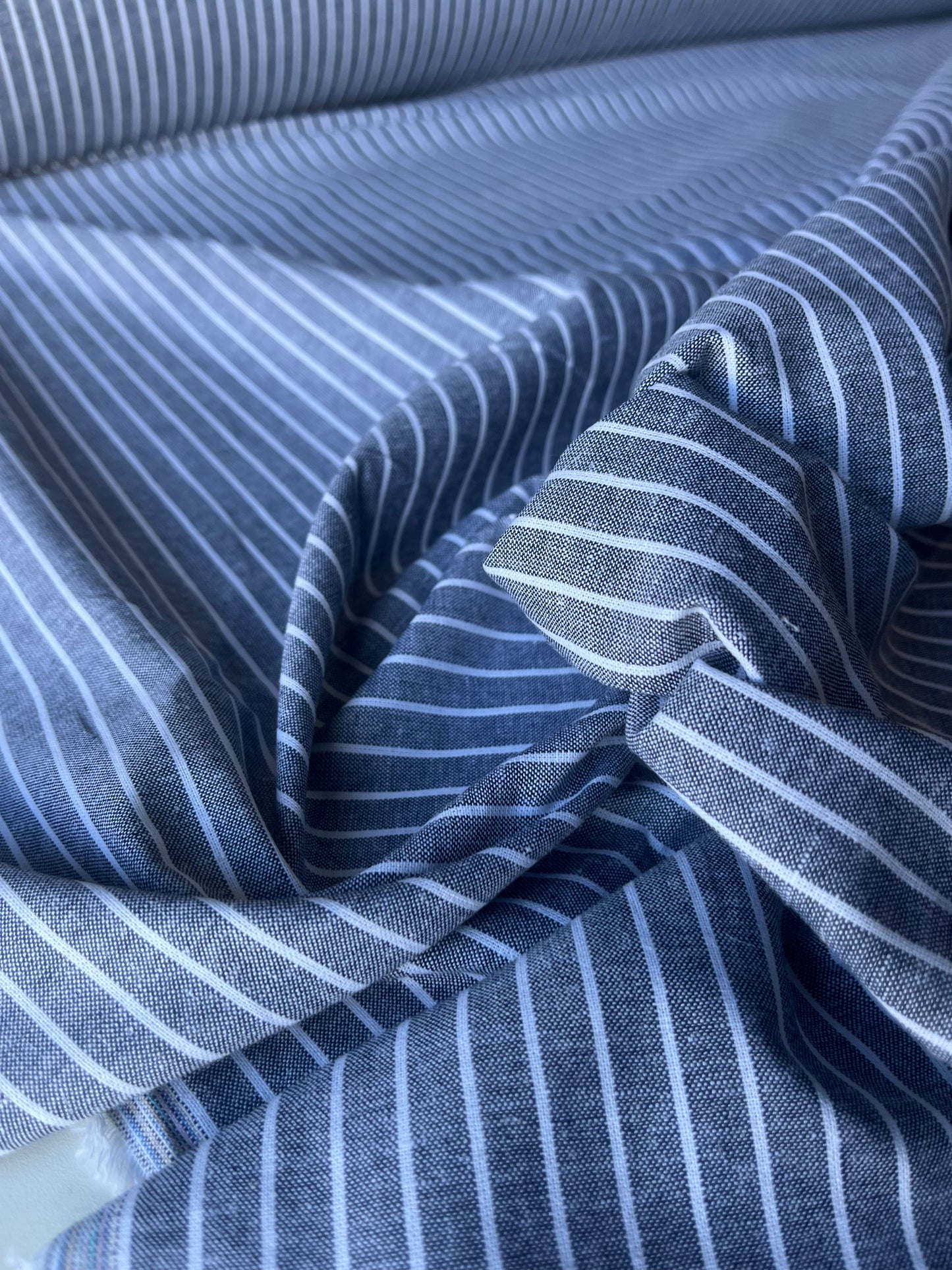 LOUNGE 011 linen chiné stripe