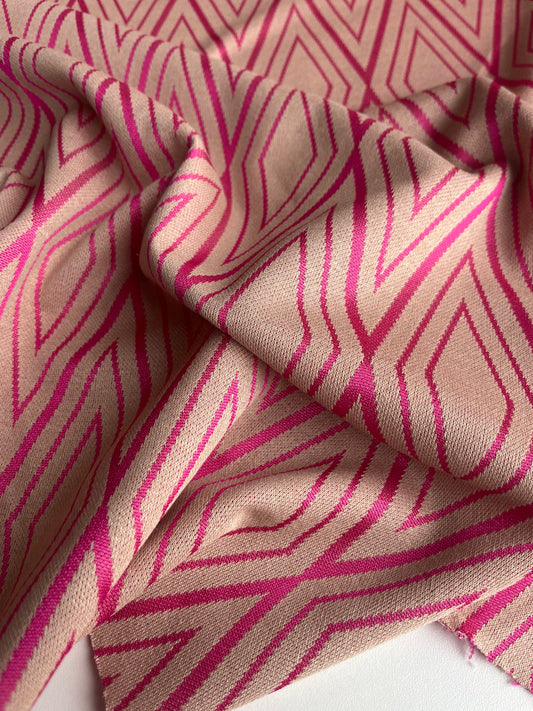 PORTIA 050 jersey jacquard with lurex