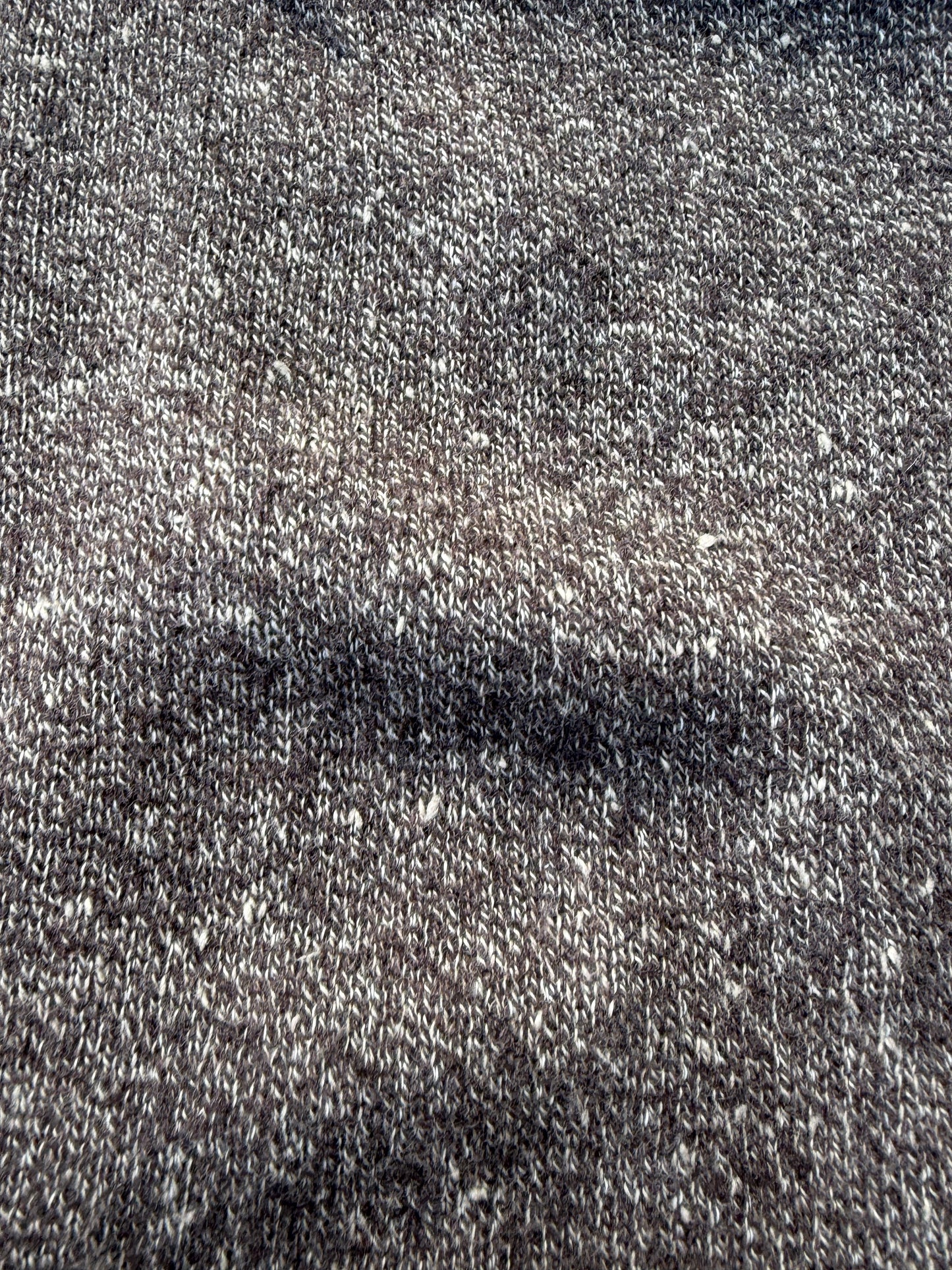 WOOL EDIT 008 brown mélange French terry wool