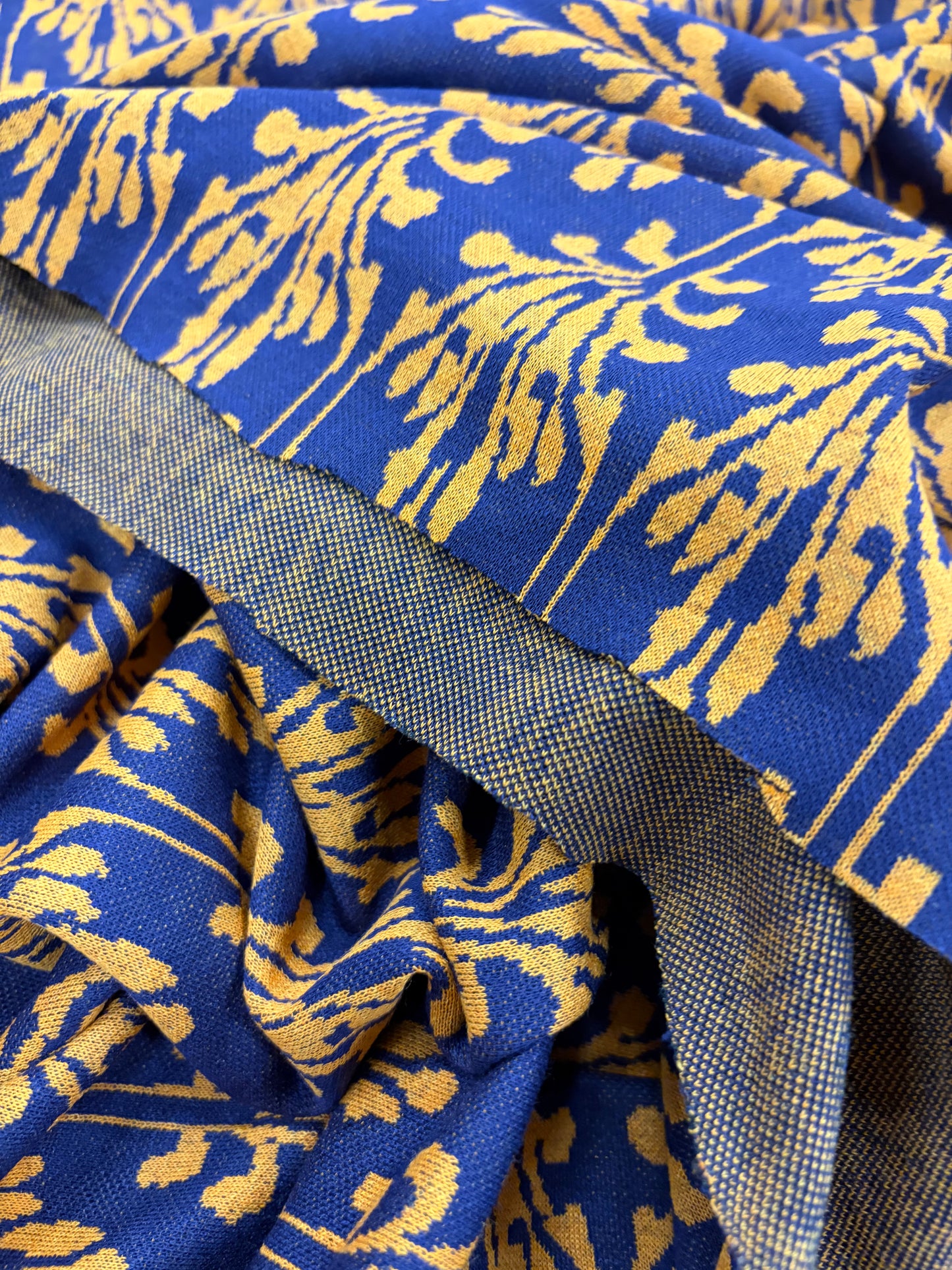 PIPO 040 jersey jacquard navy/orange