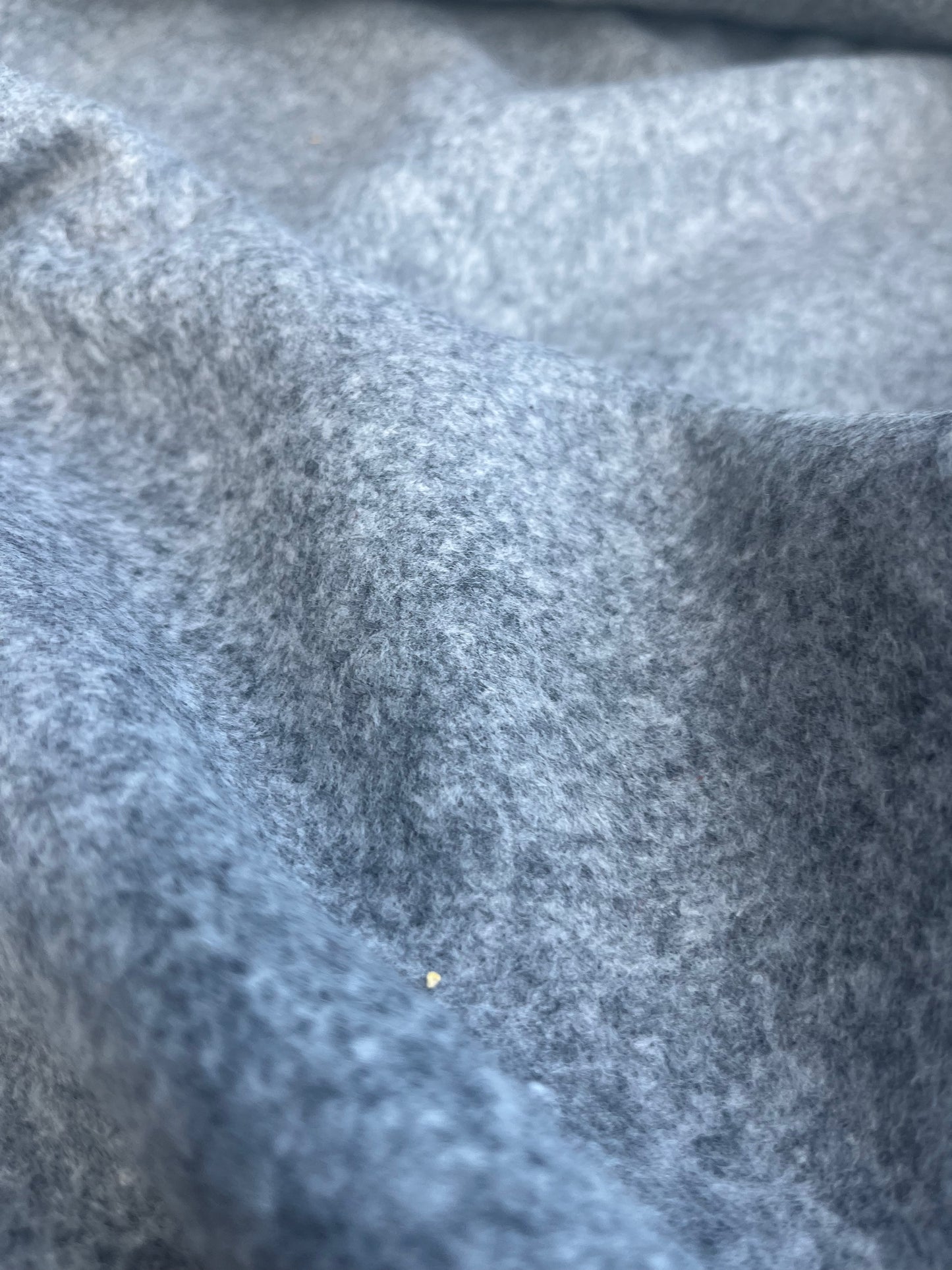 WINDSOR 002 heavy boiled wool grey mélange