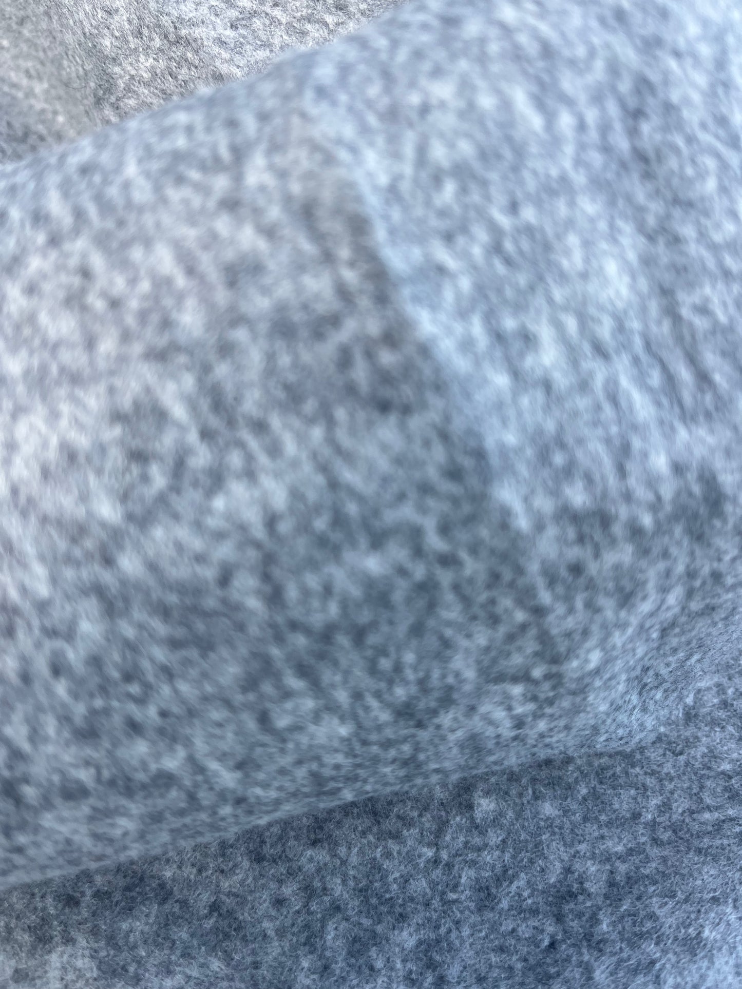 WINDSOR 002 heavy boiled wool grey mélange