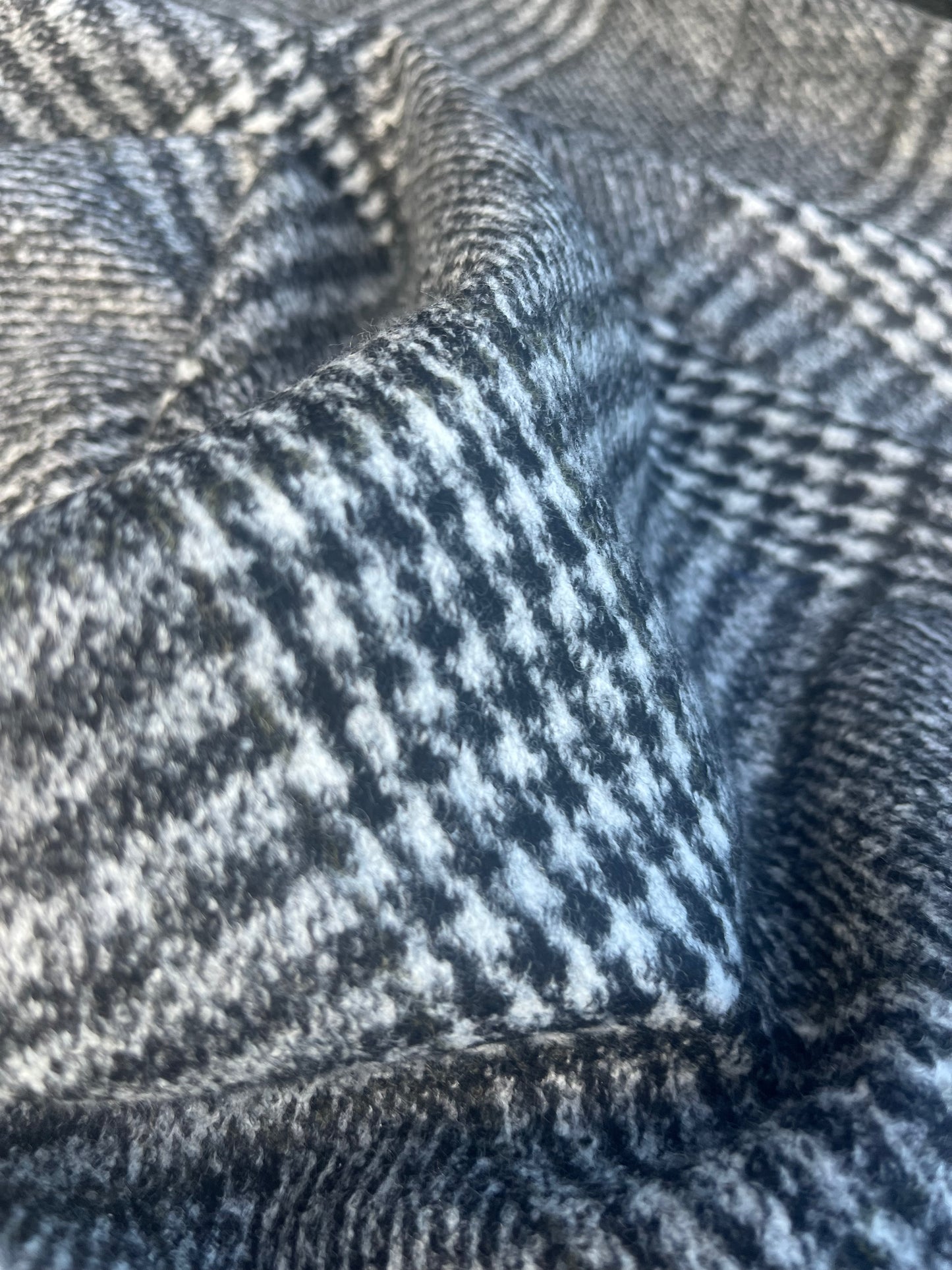 WINDSOR 004 boiled wool grey check