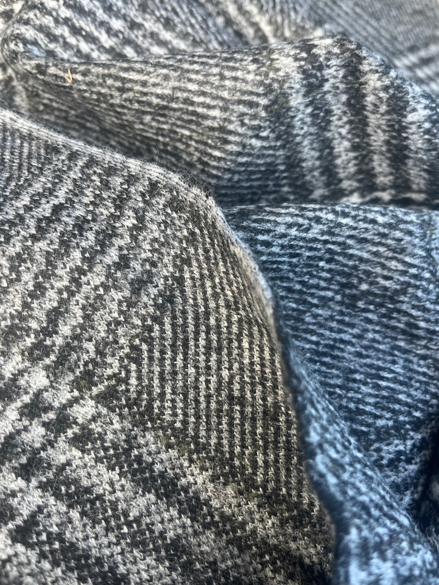 WINDSOR 004 boiled wool grey check