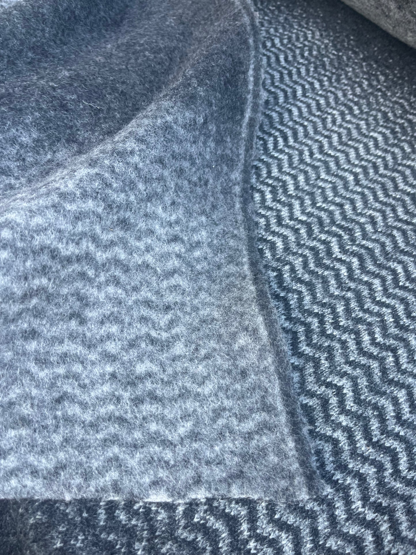 WINDSOR 005 heavy boiled wool with repeat stripe