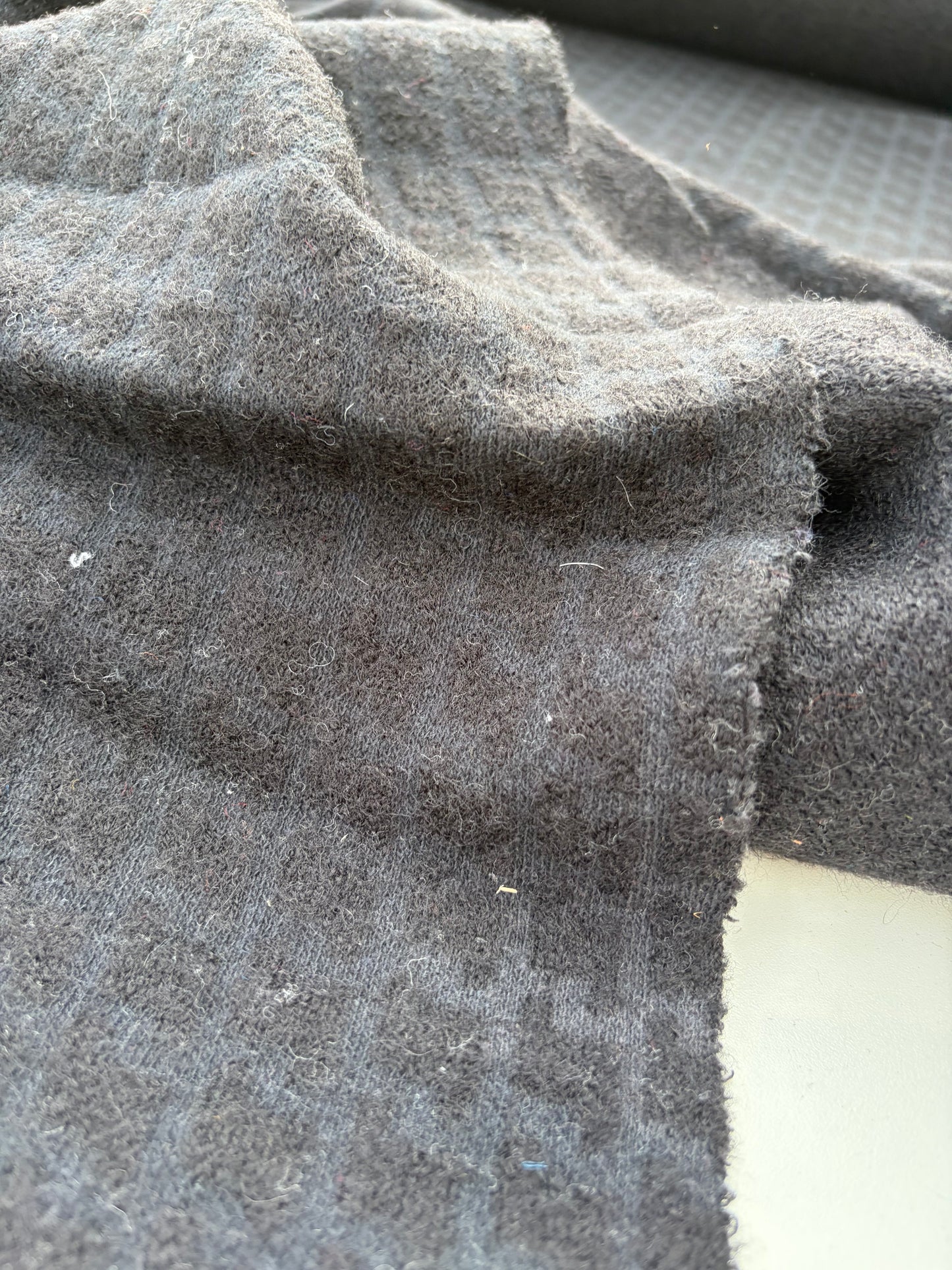 WOOL EDIT 024 black wool jersey jacquard