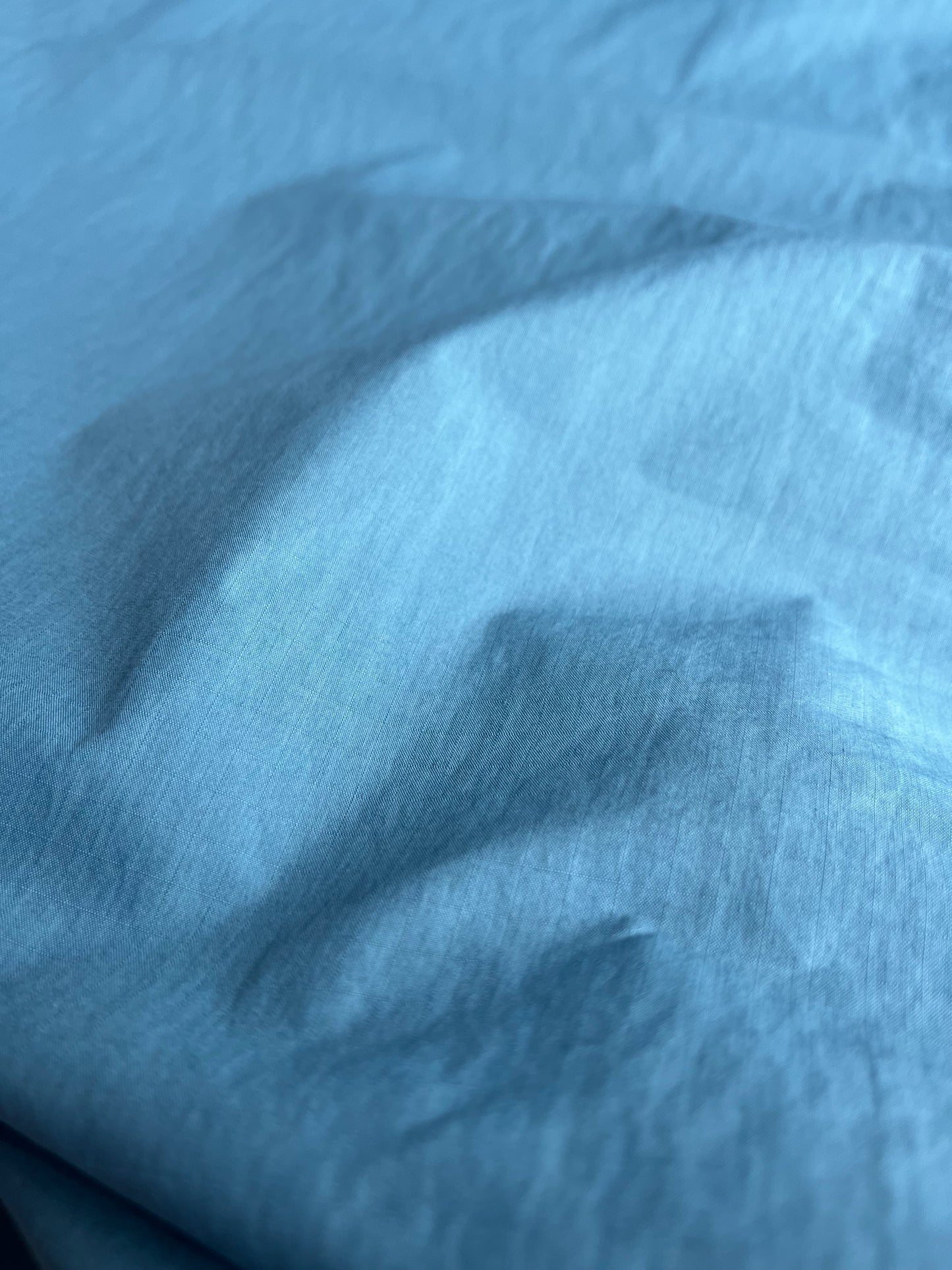 ZACHARIE 013 coated cotton ribstop papertouch light indigo