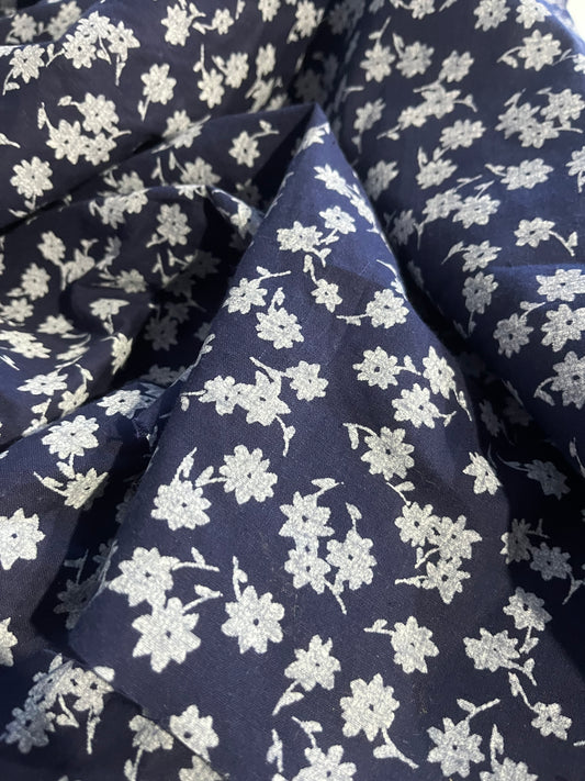 CLAUDY 028 cotton voile romantic flowerprint