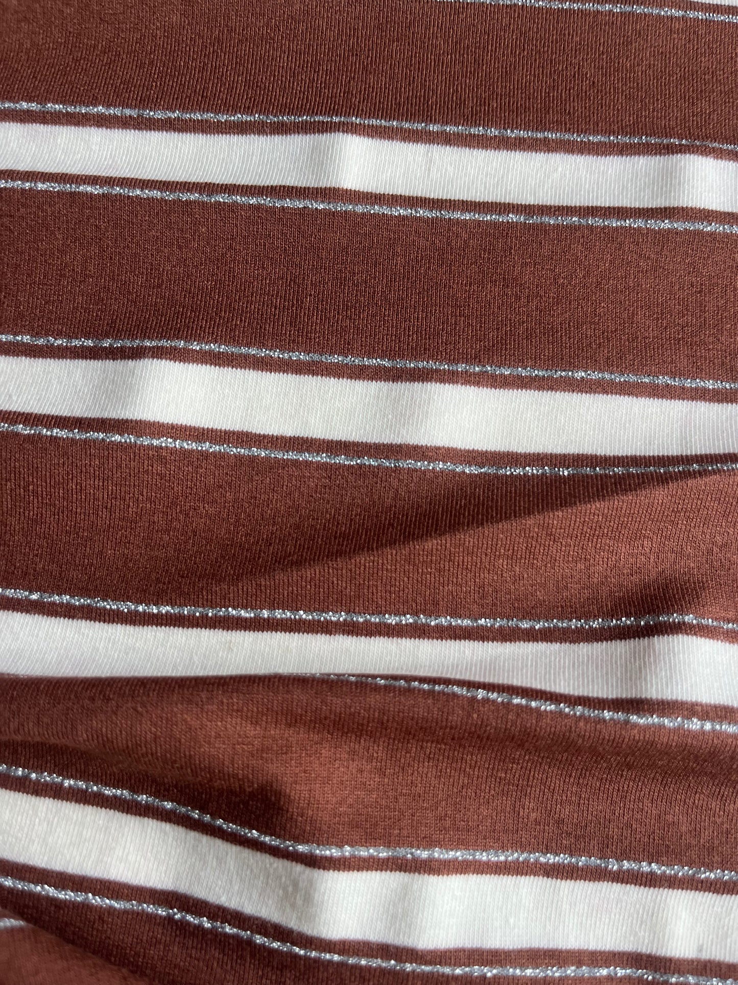 OLGA 019 viscose jersey stripes with lurex