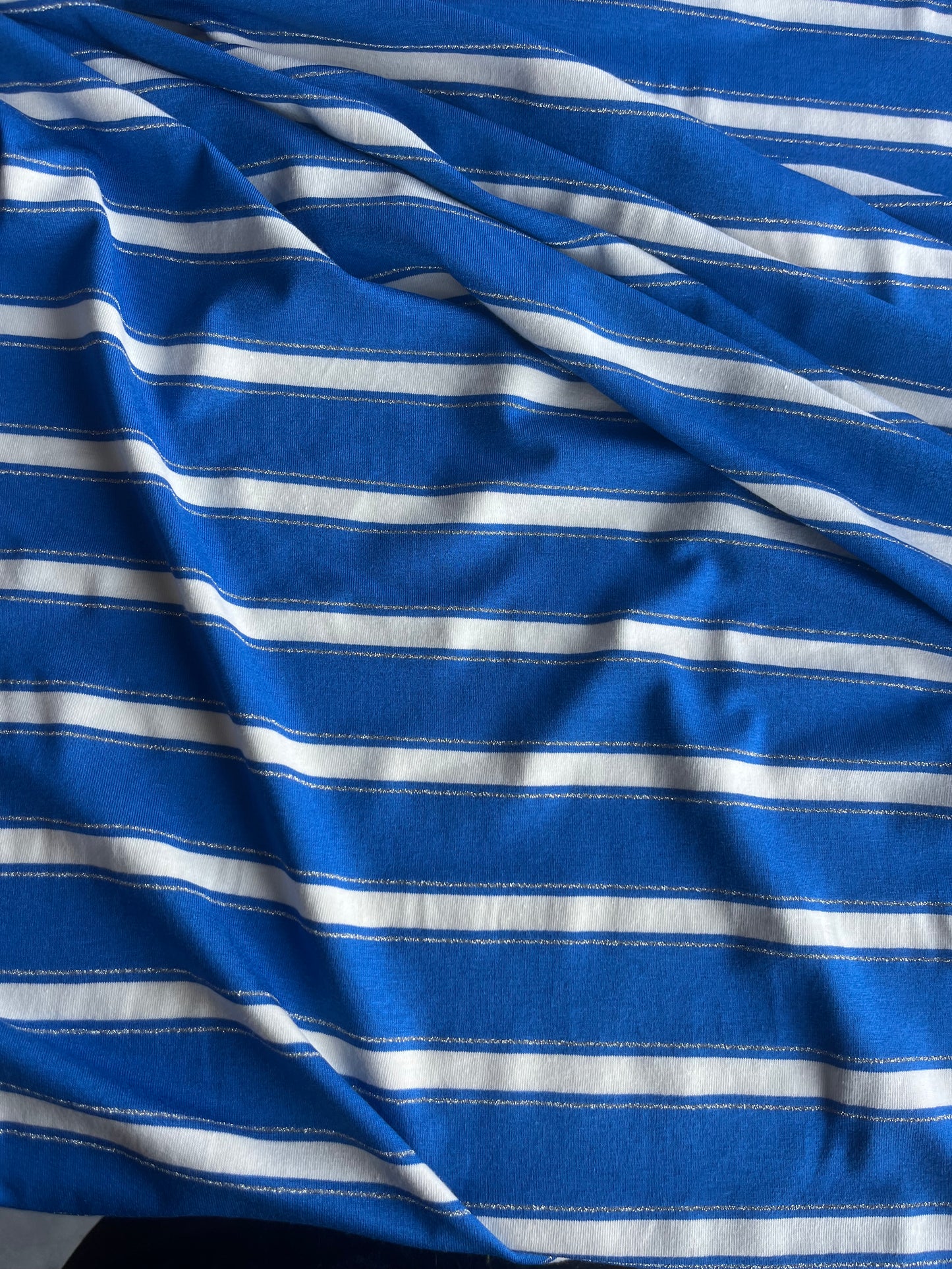 OLGA 021 viscose jersey stripes with lurex