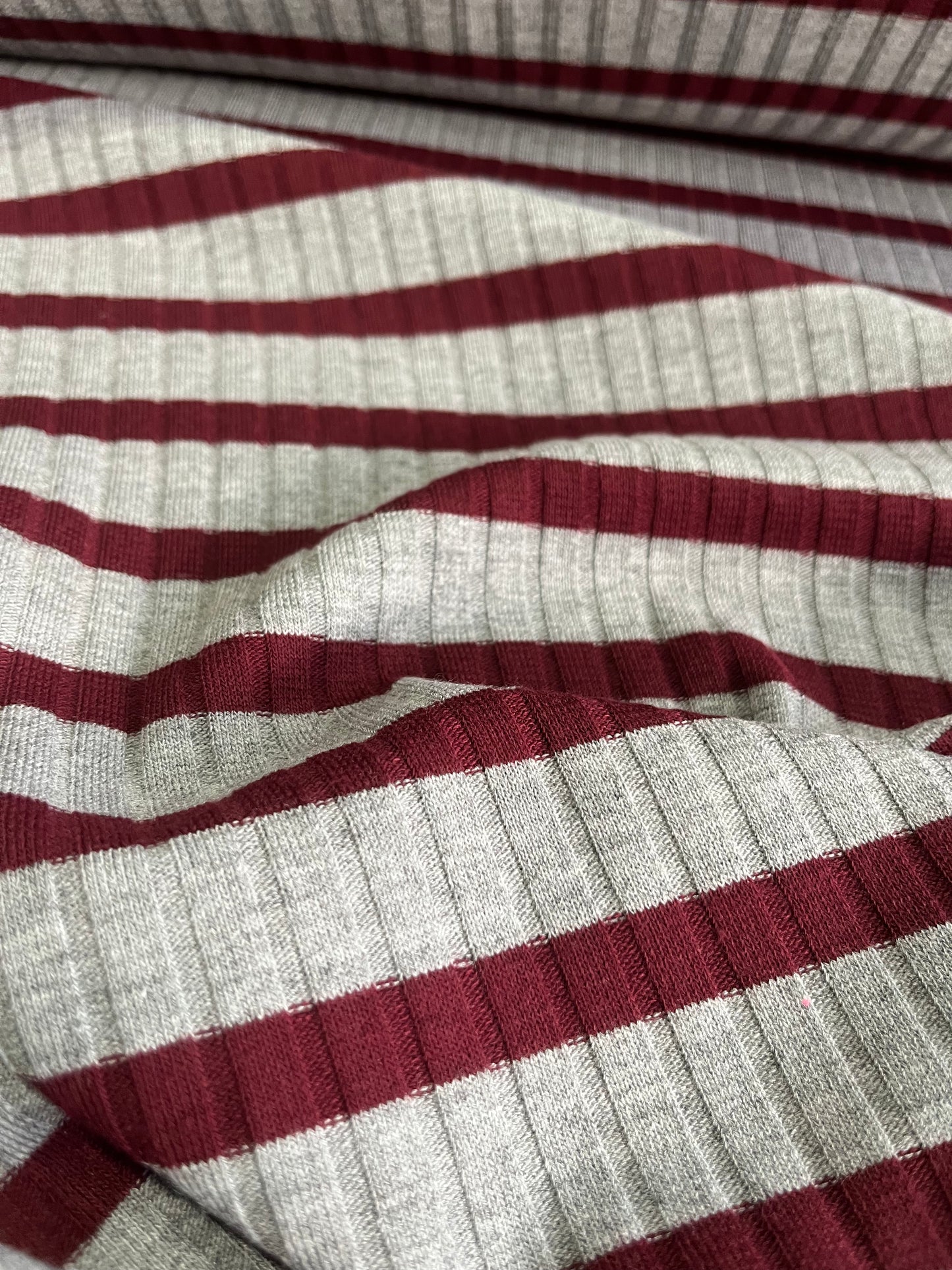 F02 RIB grey/bordeaux