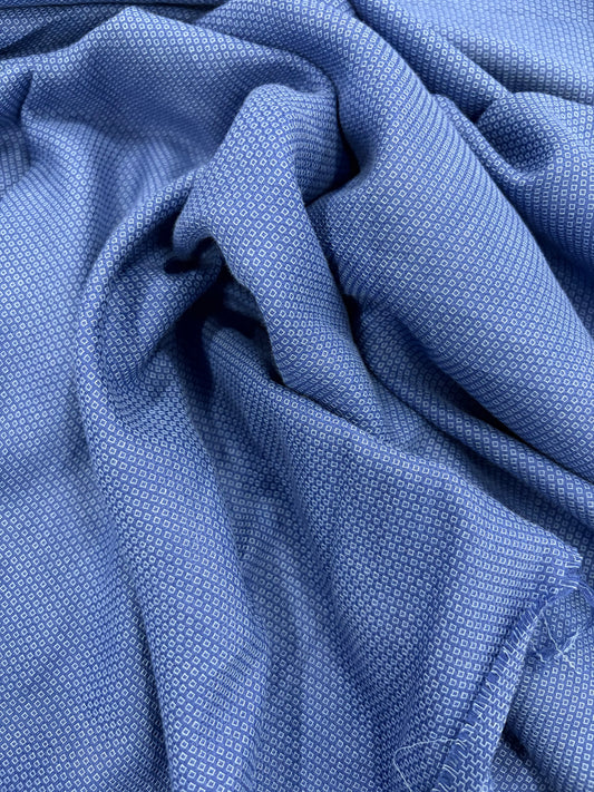 TASHA 022 cotton colourwoven shirting jacquard
