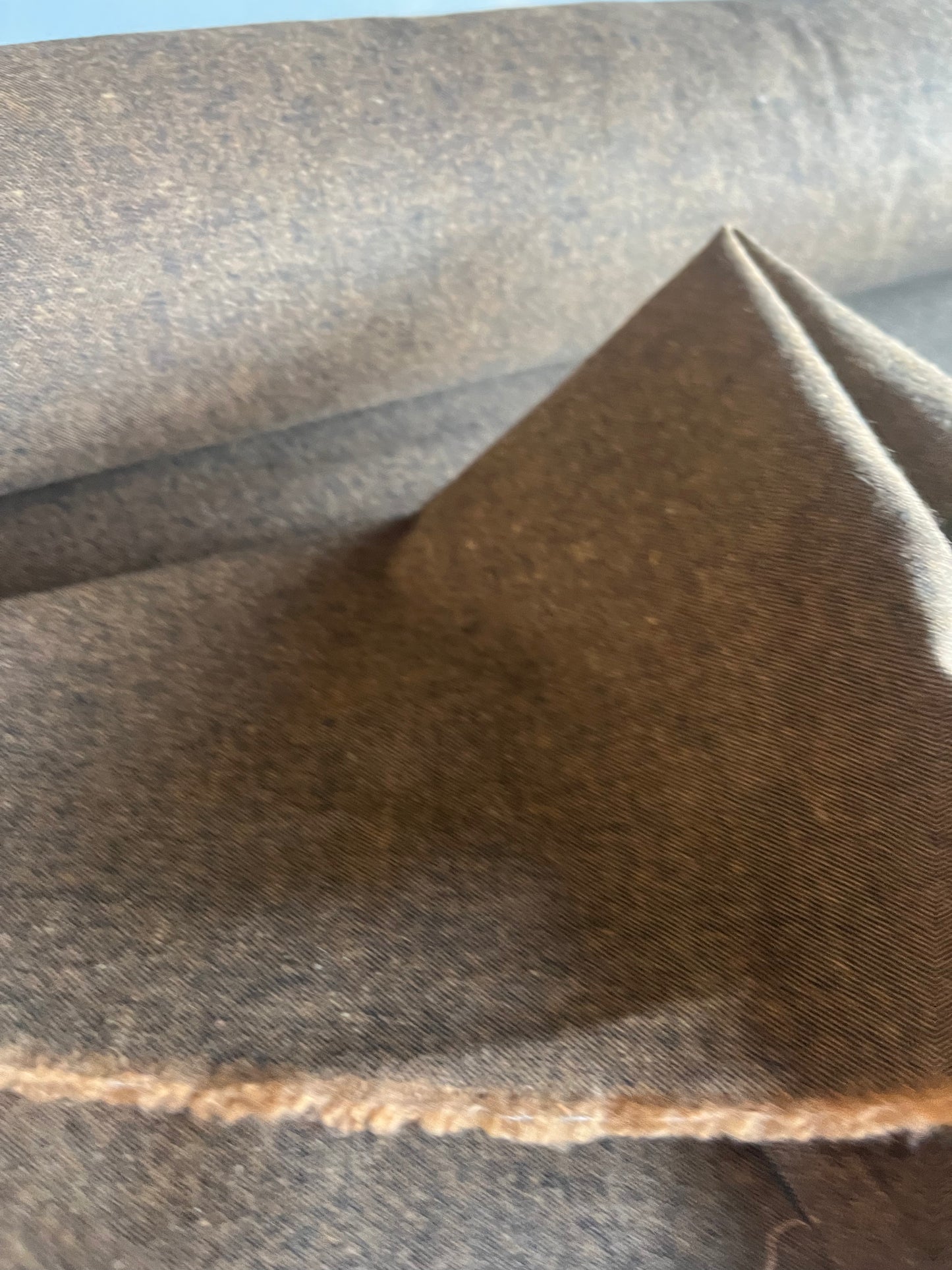 KAREN 011 cotton flannel brown/camel