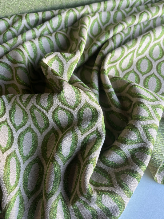 PORTIA 101 jersey jacquard with lurex