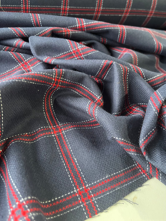 BLUE ZONE 020 heavy cotton check