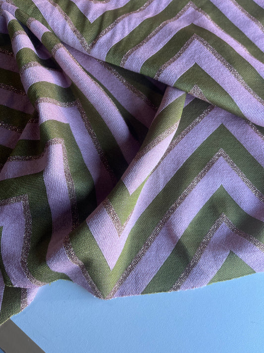 PORTIA 102 jersey jacquard with lurex