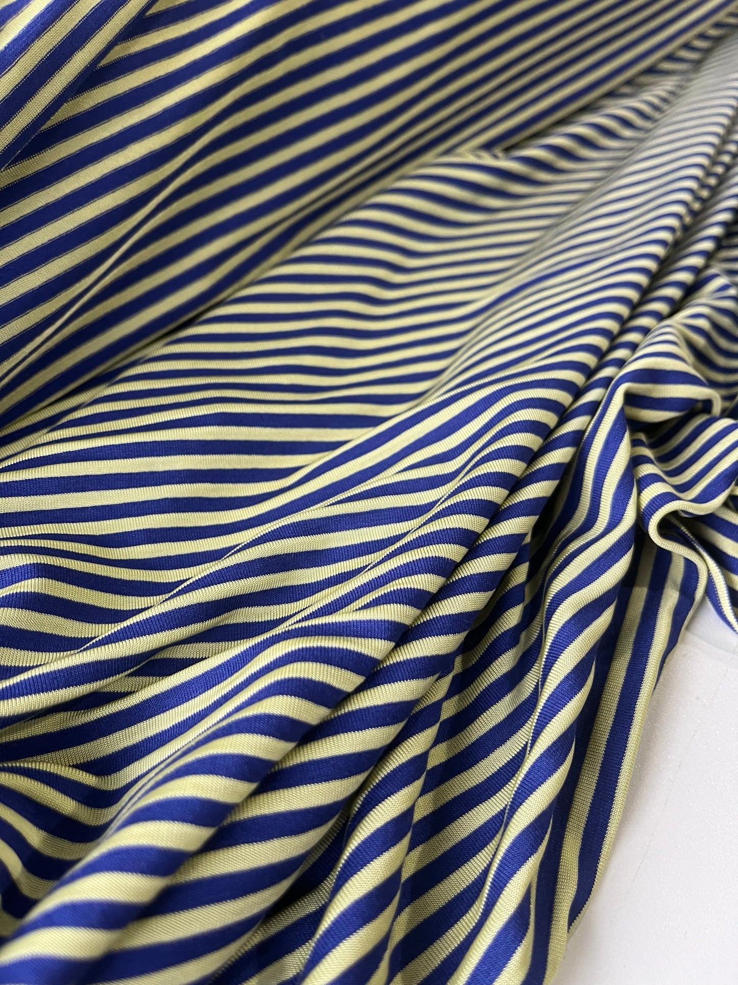 BLUE ZONE 022 viscose jersey stripes