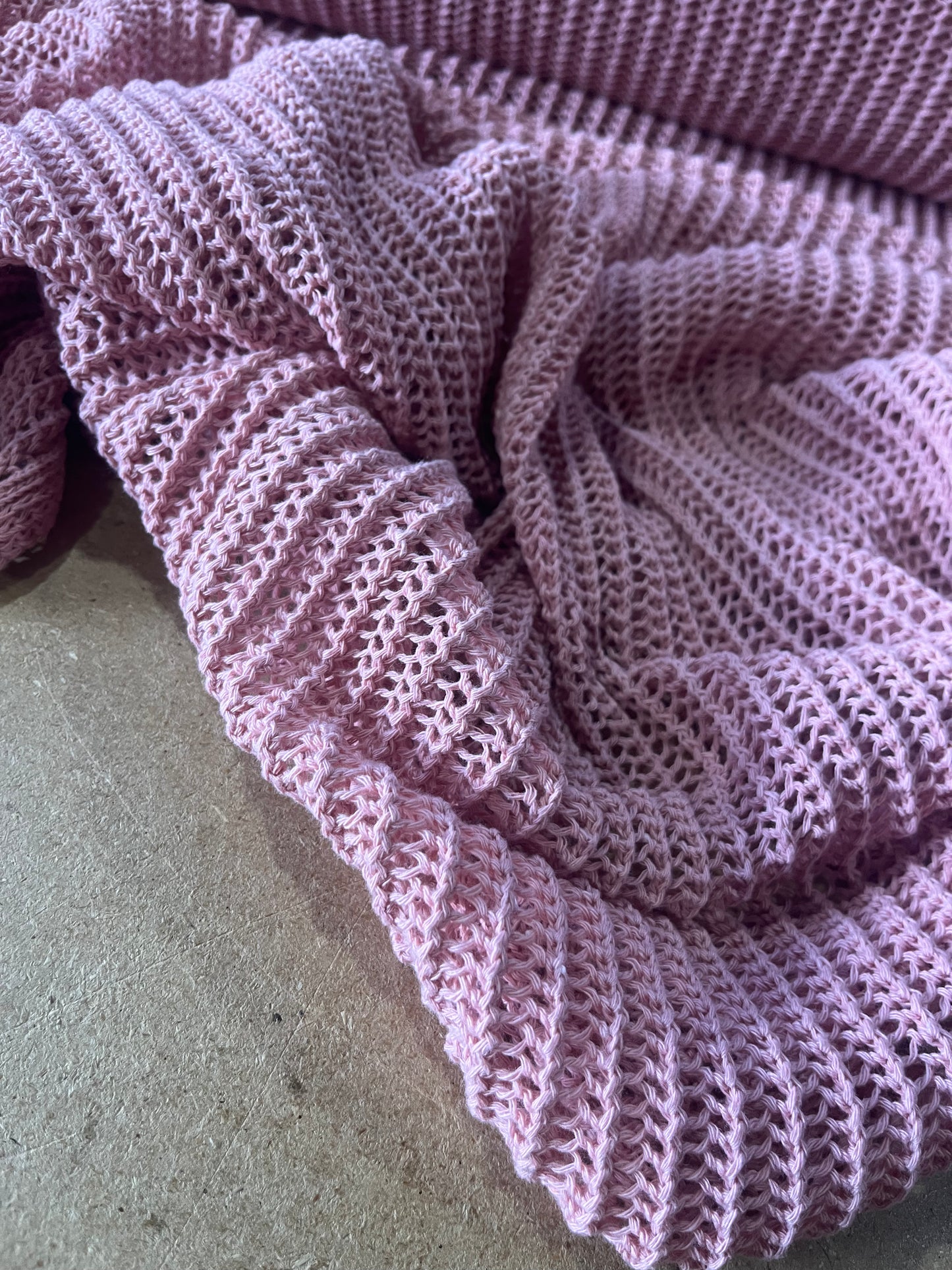 Cesare 002 cotton crochet old pink