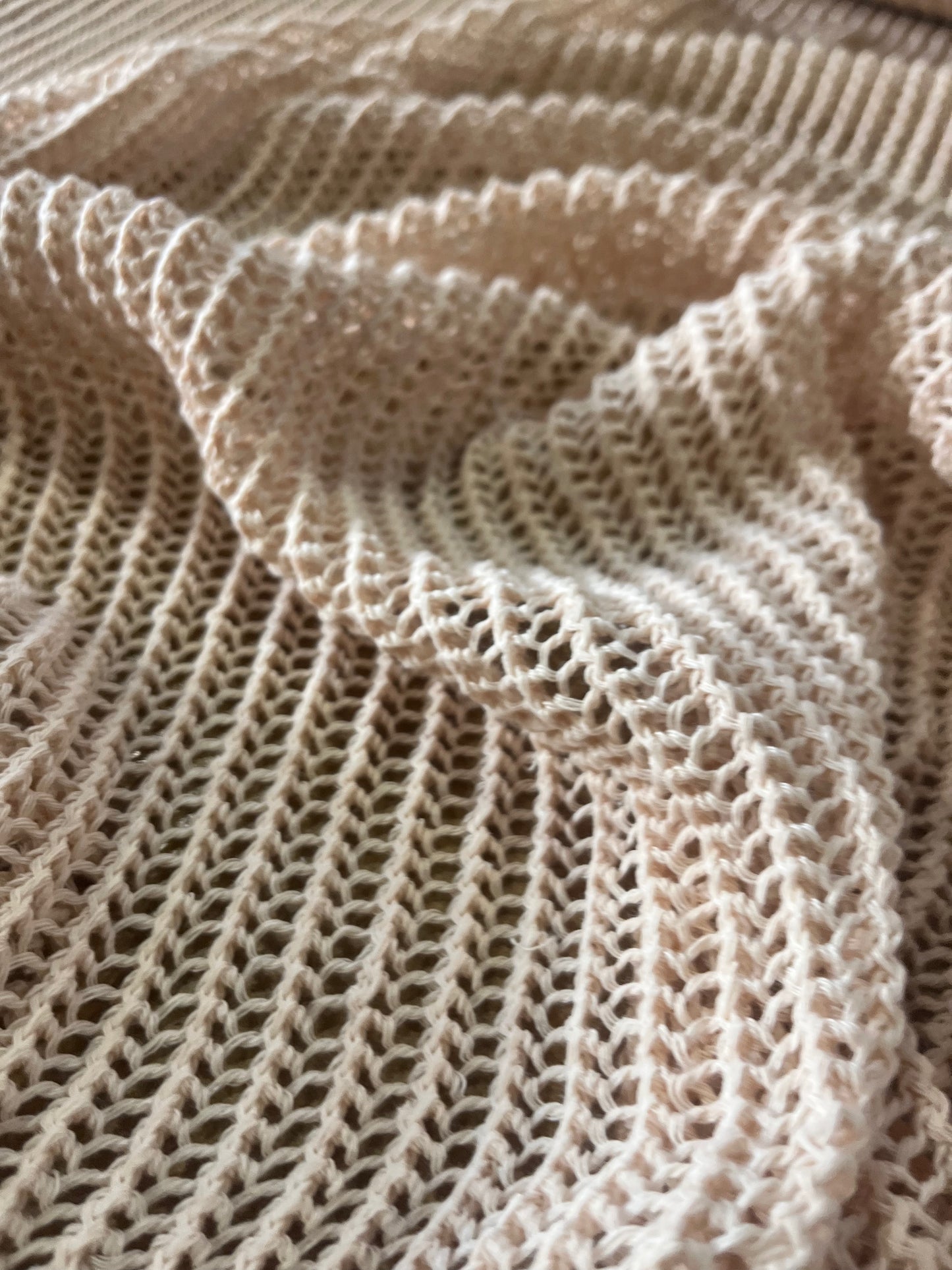 Cesare 003 cotton crochet sand