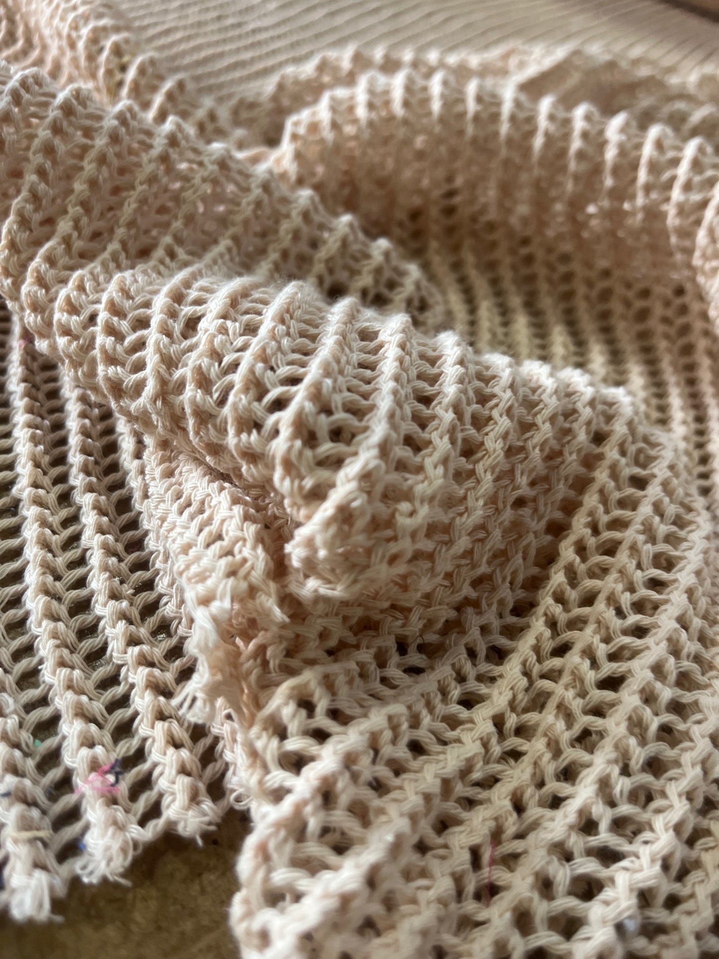 Cesare 003 cotton crochet sand