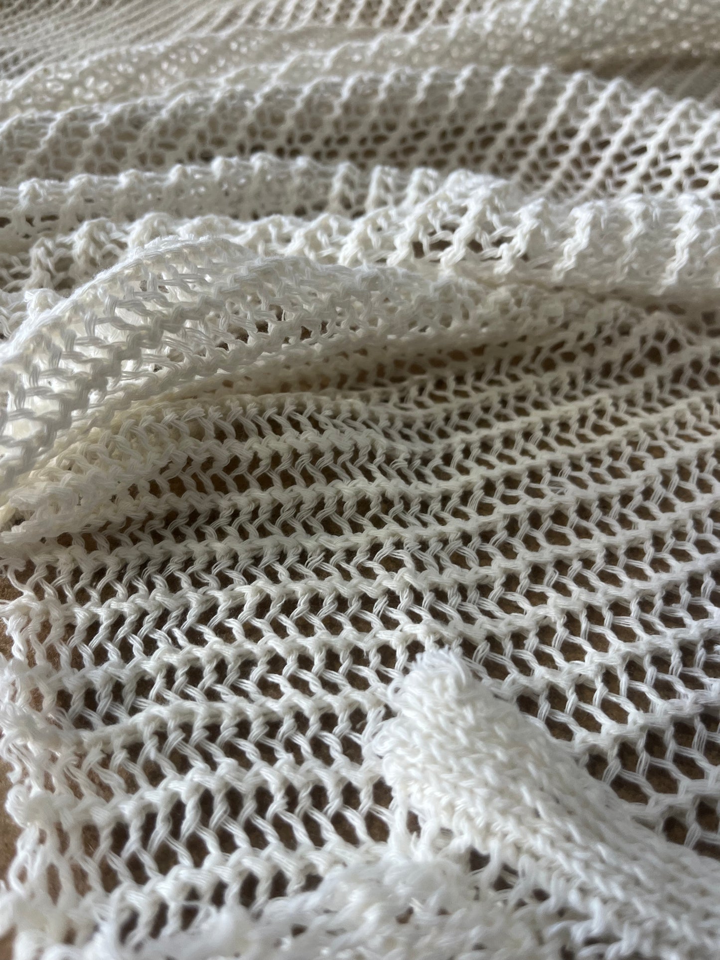 Cesare 004 cotton crochet white