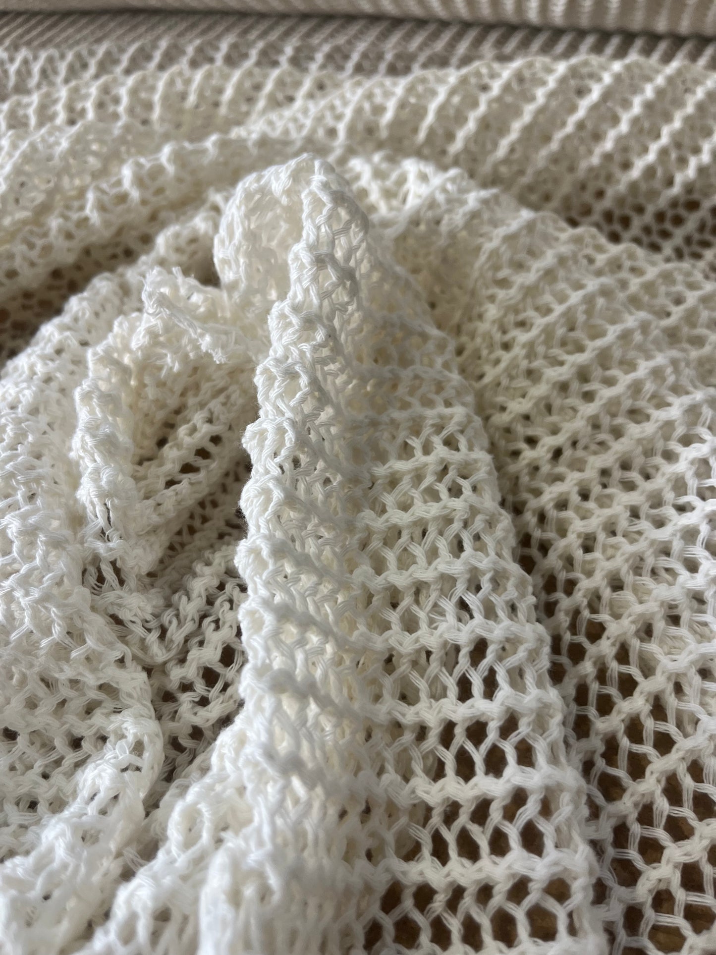 Cesare 004 cotton crochet white