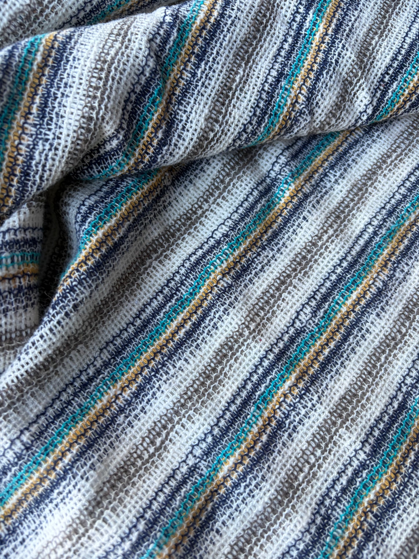 BURNS 016 striped cotton crochet