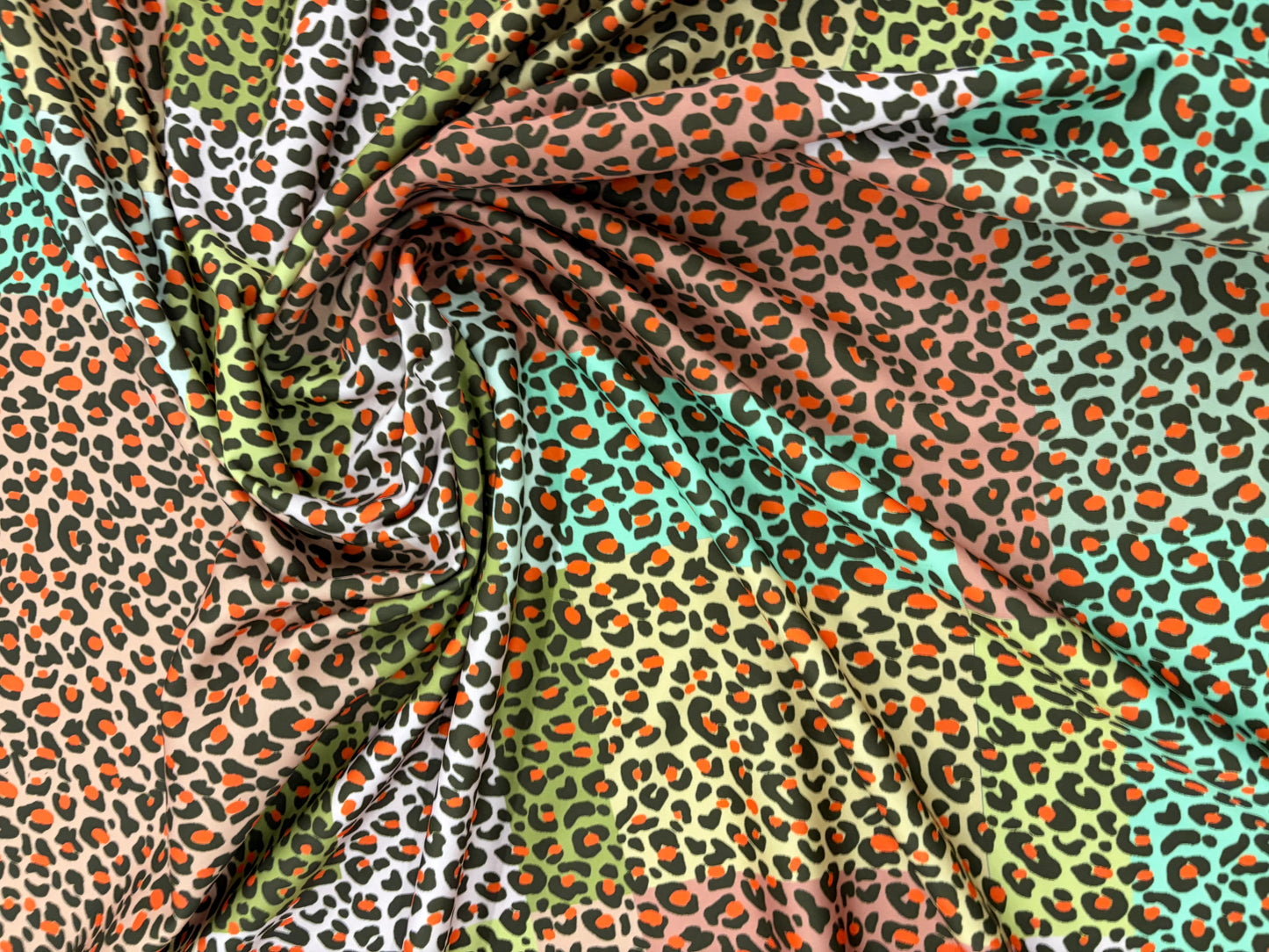 FANNY 002 scuba with leopard patchwork print