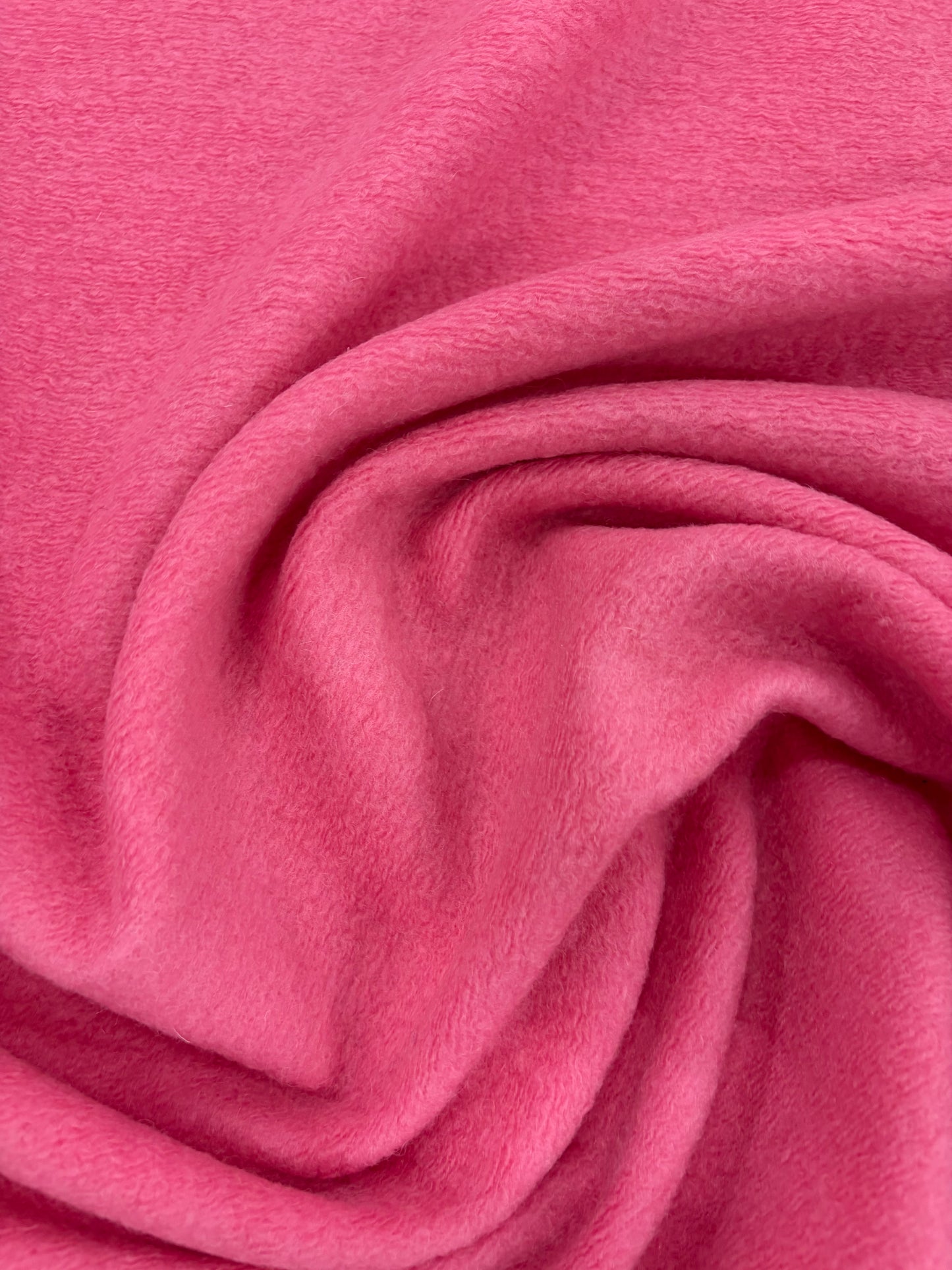 FANNY 003 Barbie pink boiled wool with fused lining